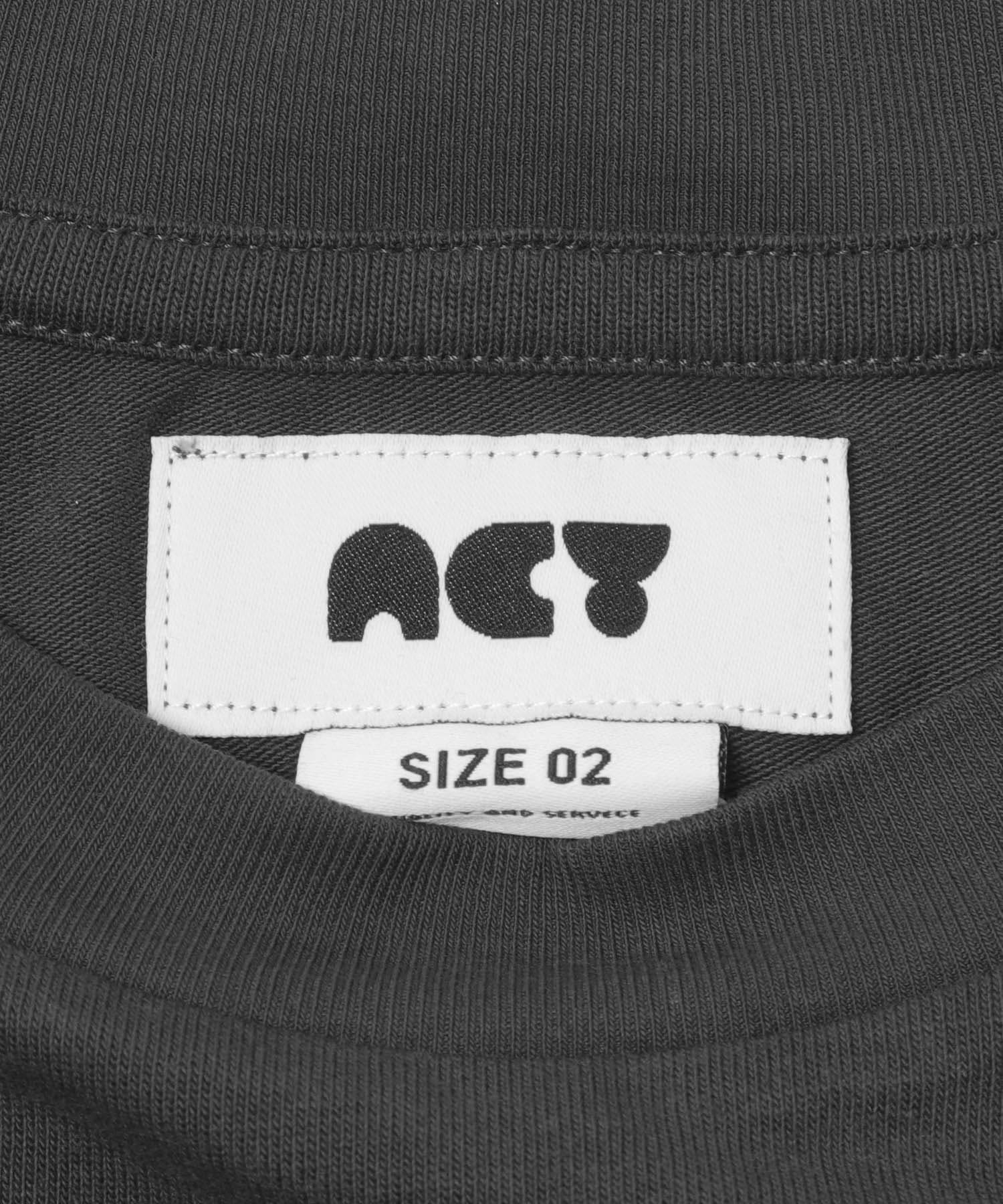 Acy　SMALL LOGO SUPER TEE L.BLACK L