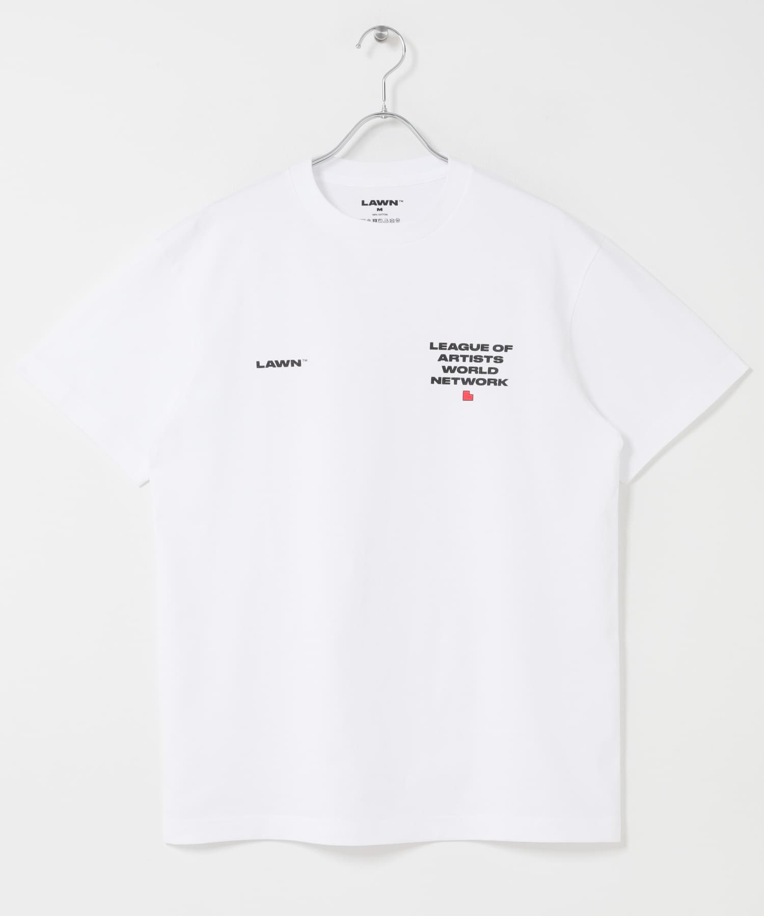 LAWN　EE LOGO PRINT SS TEE