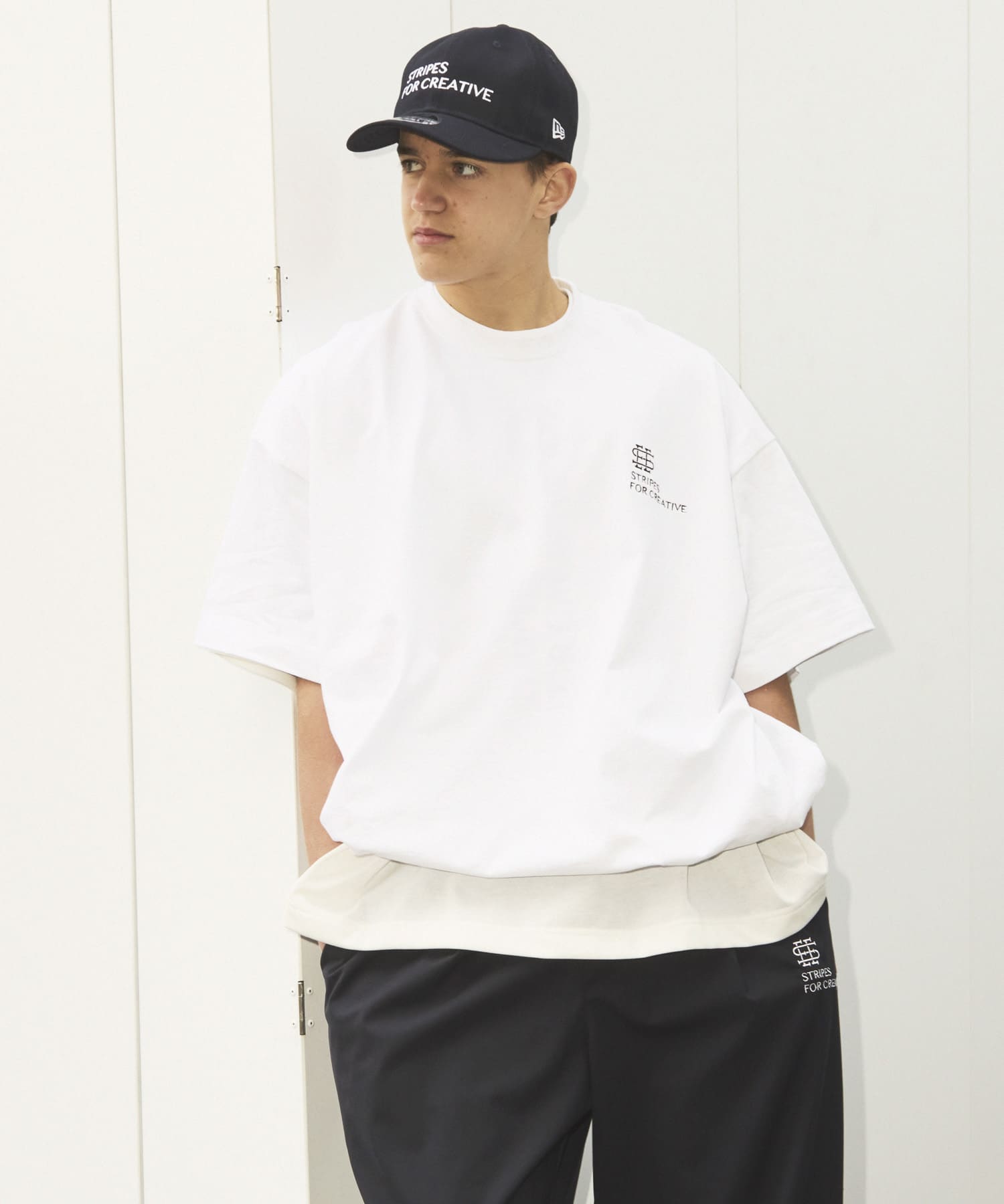 SEE SEE×S.F.C　SUPER BIG SS TEE　W/DRAWSTRINGS