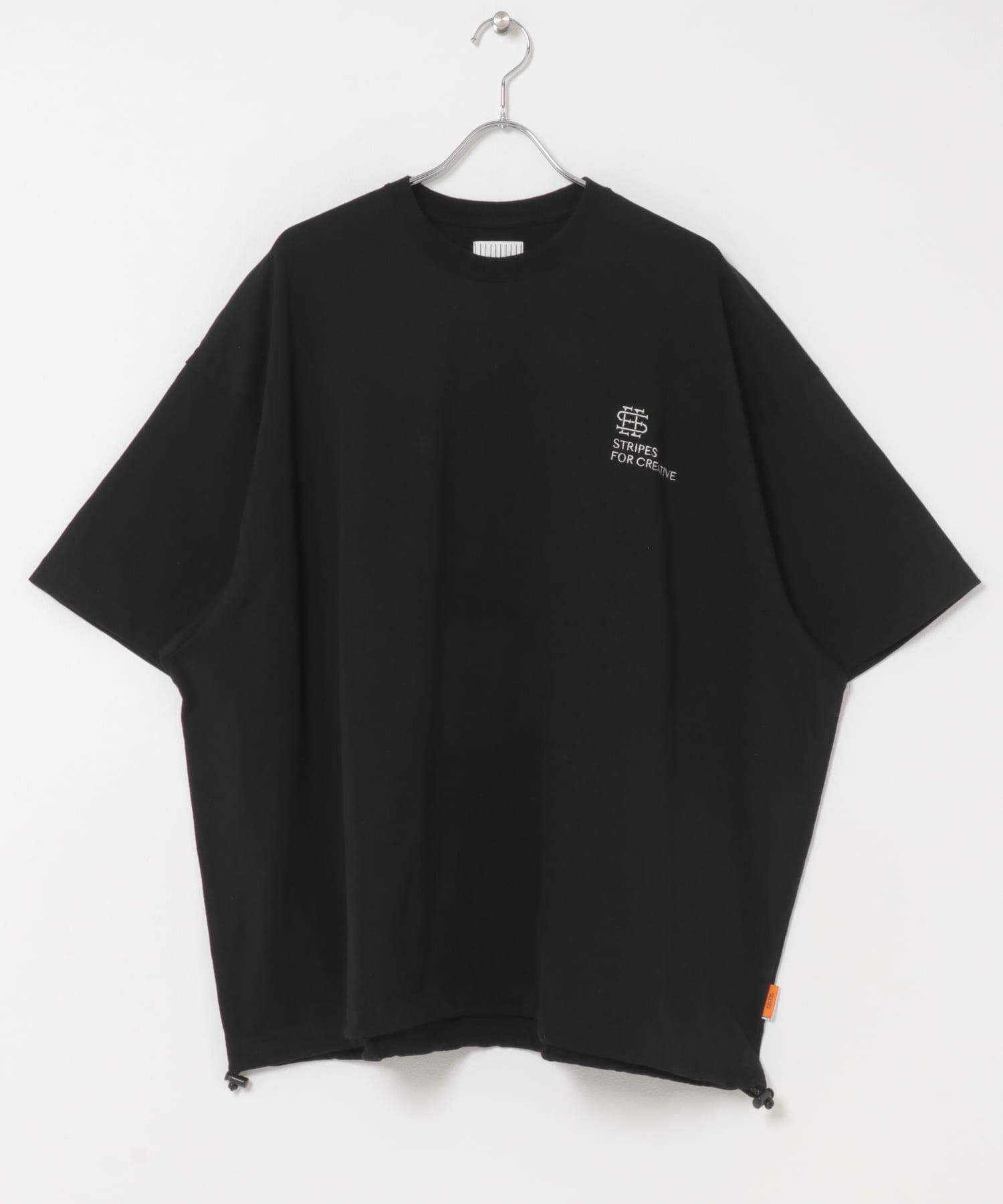 SEE SEE×S.F.C SUPER BIG SS TEE W/DRAWSTRINGS(M WHITE): トップス