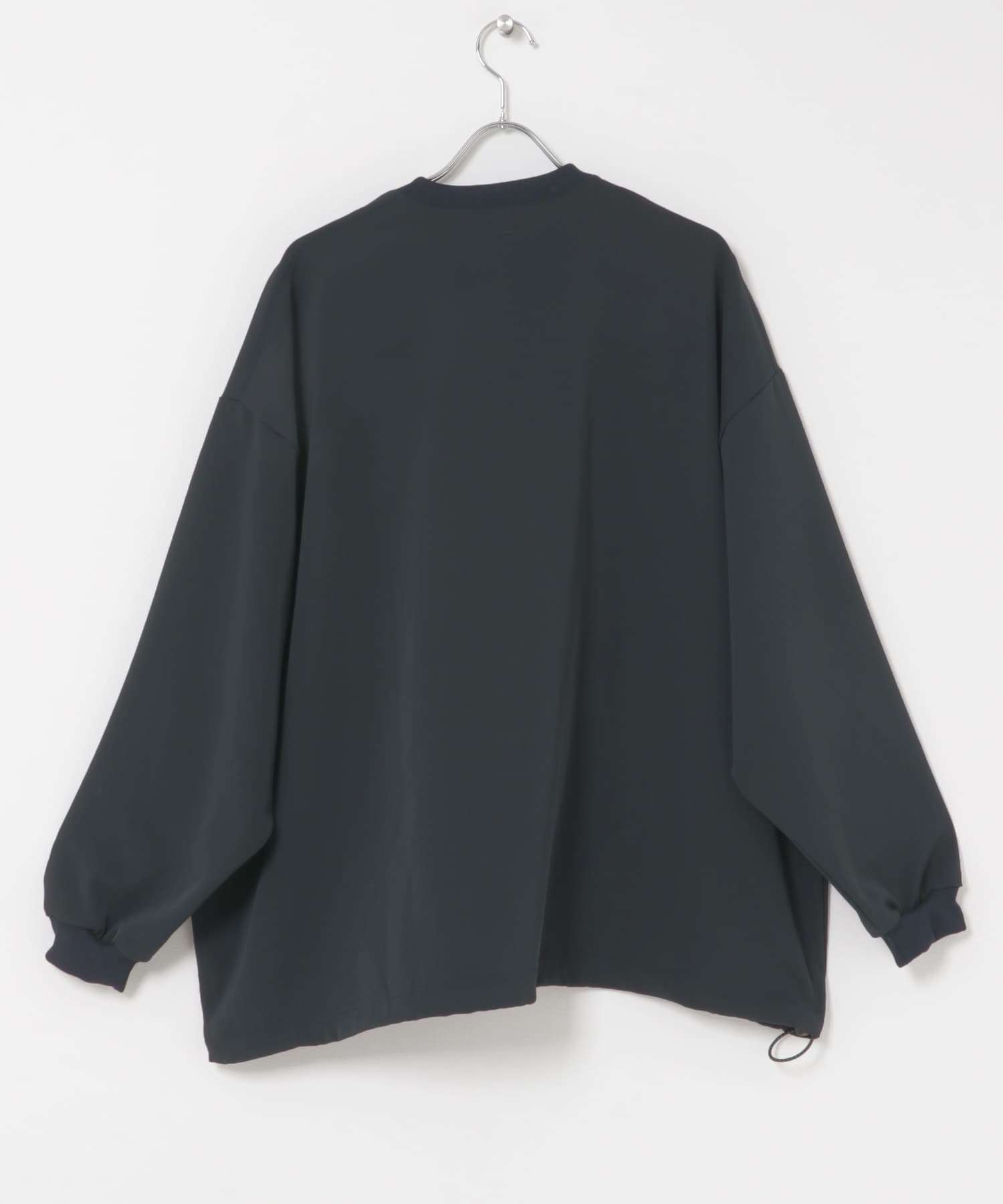 SEE SEE　SUPER BIG LS TEE W/D D NAVY M