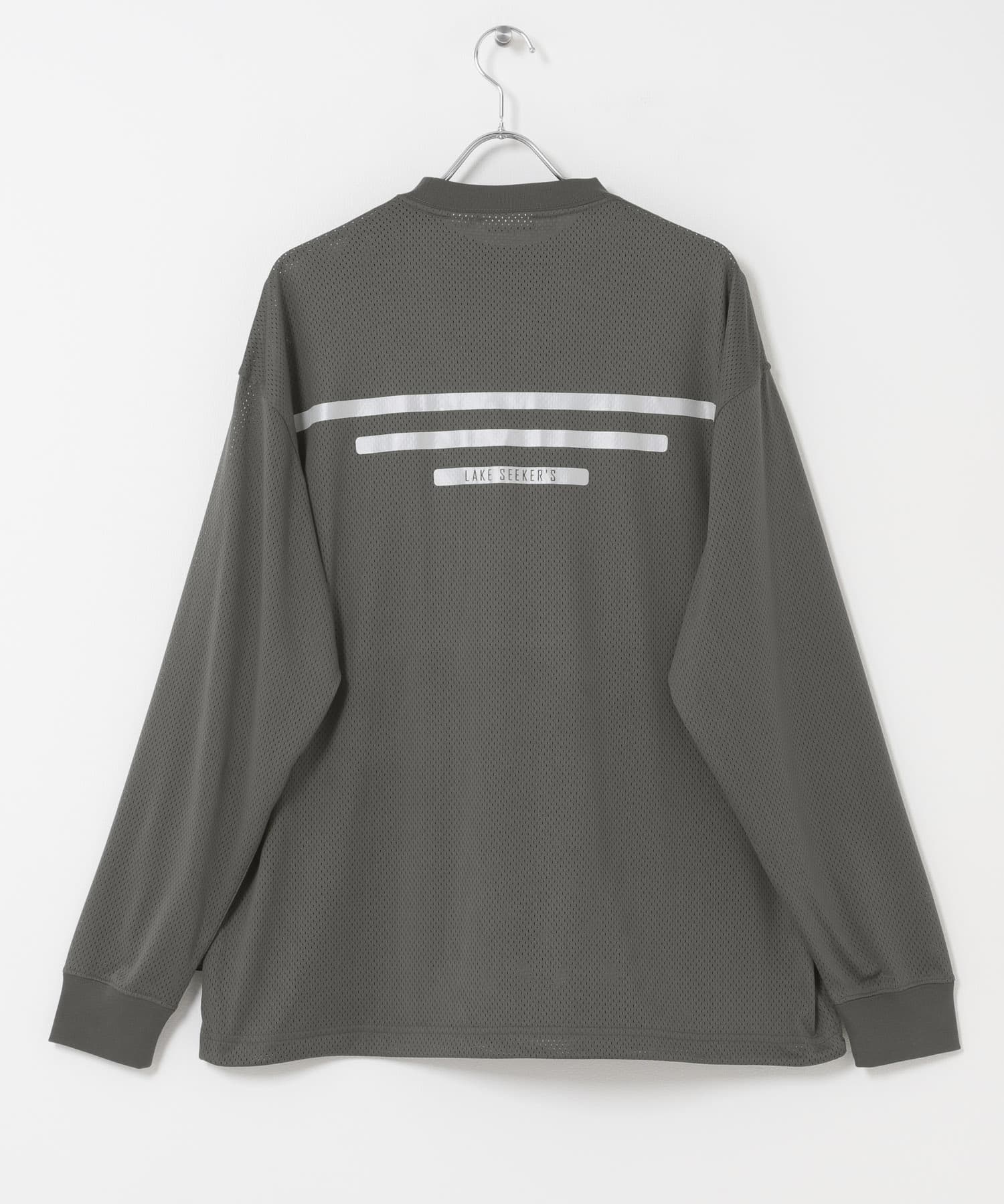 別注』BURLAP OUTFITTER×LAKE SEEKERS REFLECTIVE MESH L/S(M CHARCOAL