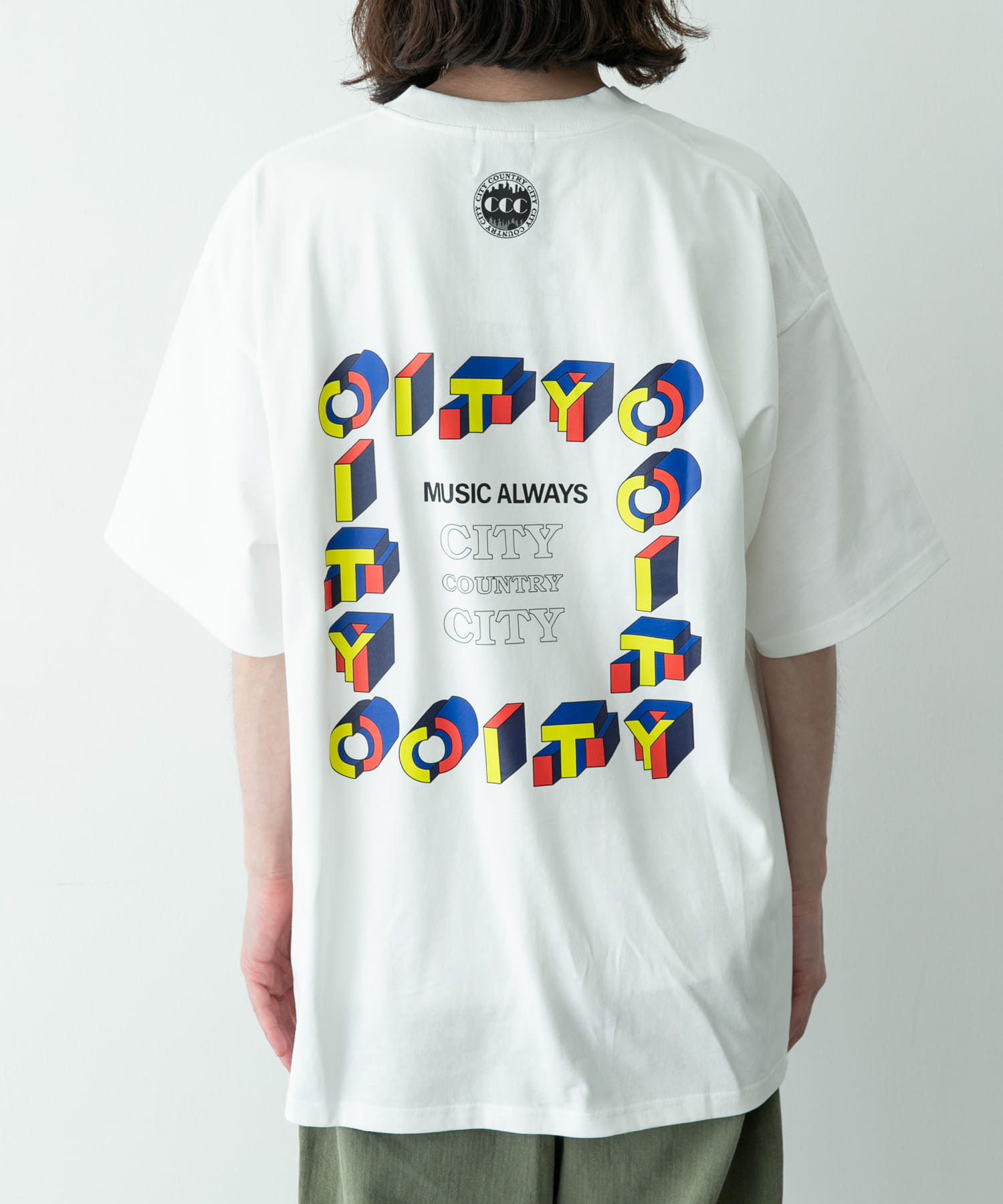 CITYSHOP - 【CITYSHOP】LLIC Tシャツ CITY COUNTRY CITY T-SHIRT CITY C CITY(M WHITE): トップス｜URBAN