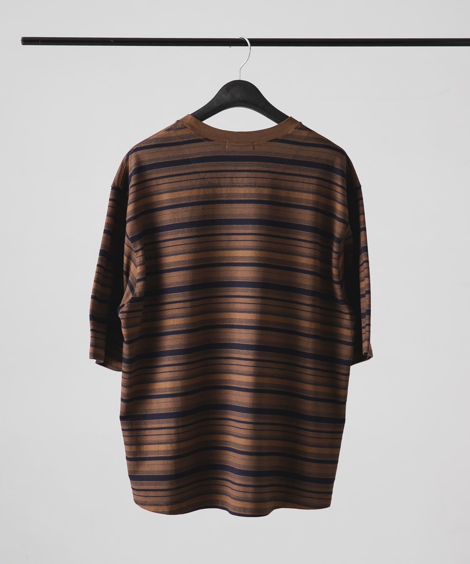 POLYPLOID　T SHIRT B NAVY / BRN 3