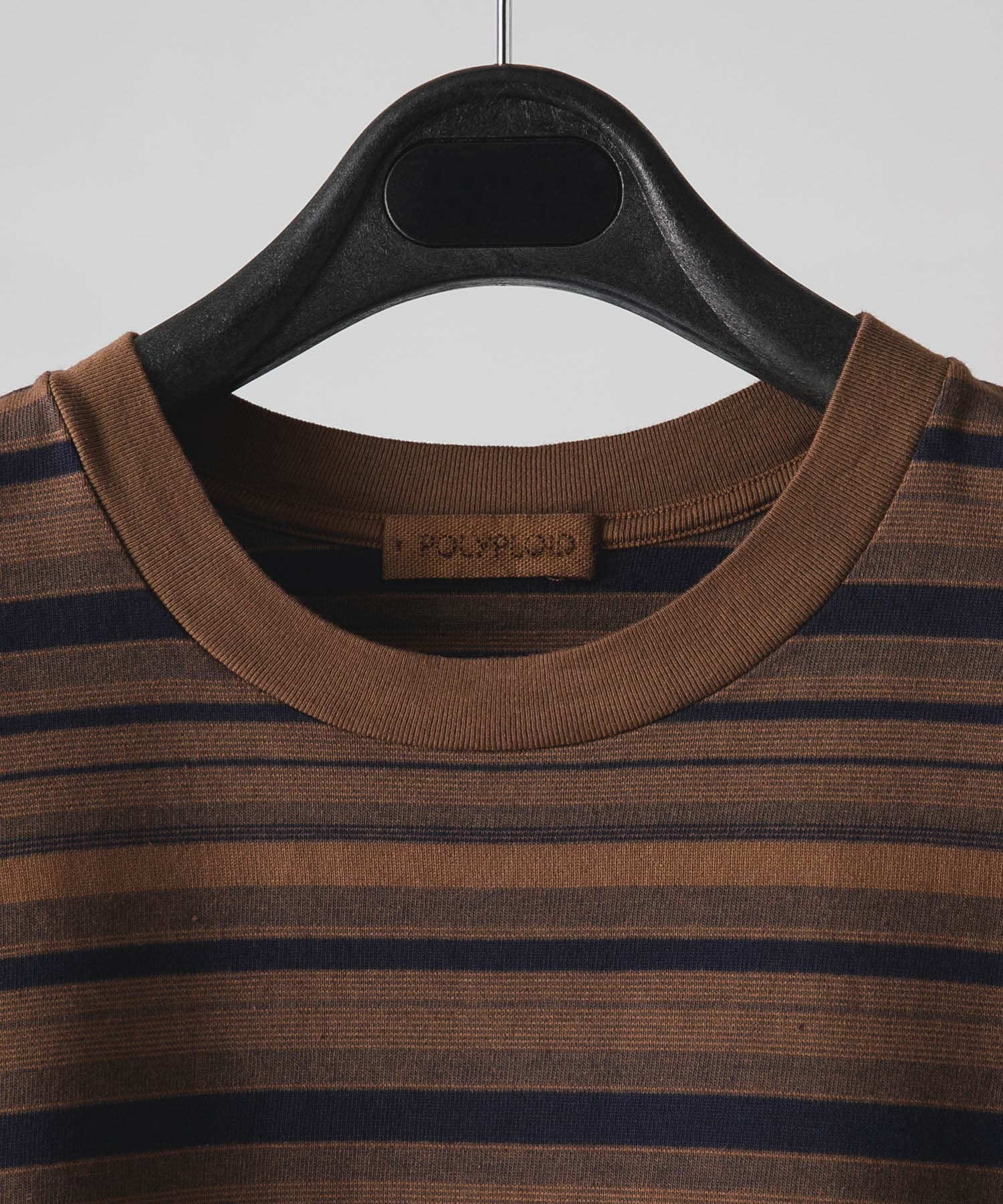 POLYPLOID　T SHIRT B NAVY / BRN 3