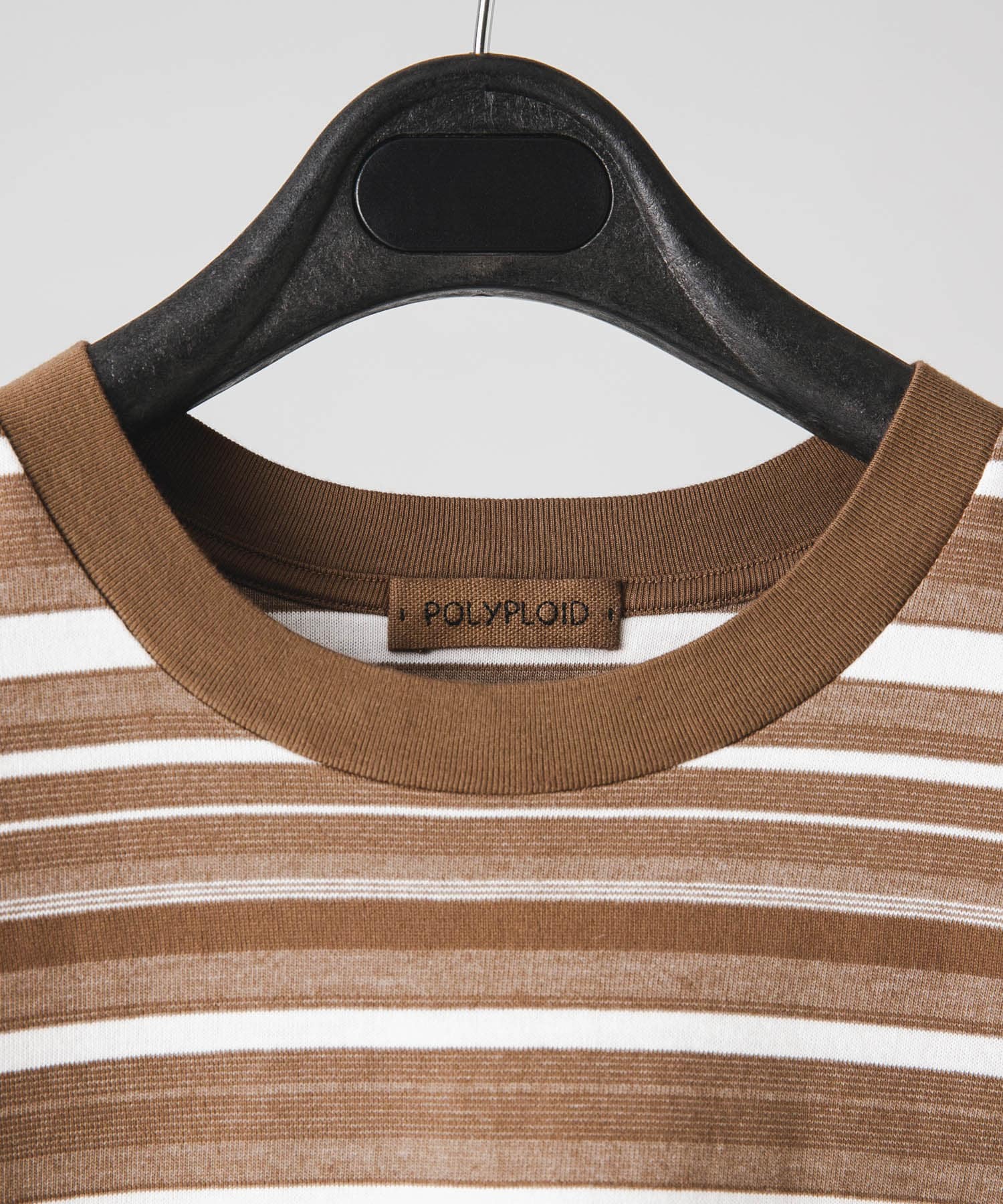 POLYPLOID　T SHIRT B WHT / BRN 3