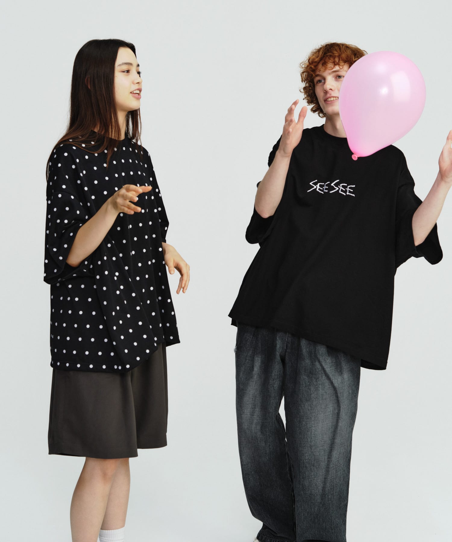 SEE SEE SUPER BIG DOT TEE(M BLACK): トップス｜URBAN RESEARCH公式