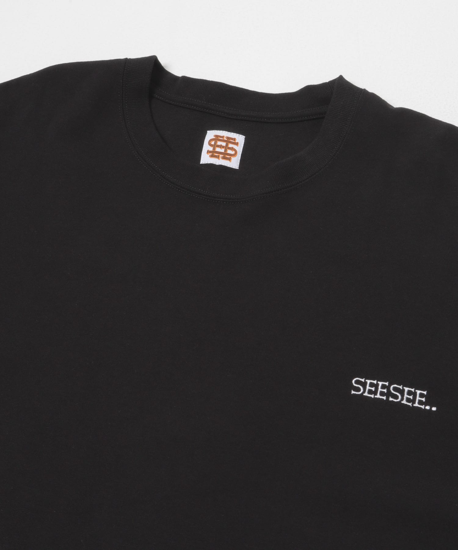SEE SEE Super Big Dote Tee 黒 XXL SEESEE SEE SEE SUPER BIG DOUBLE DOT TEE(M WHITE): トップス｜URBAN