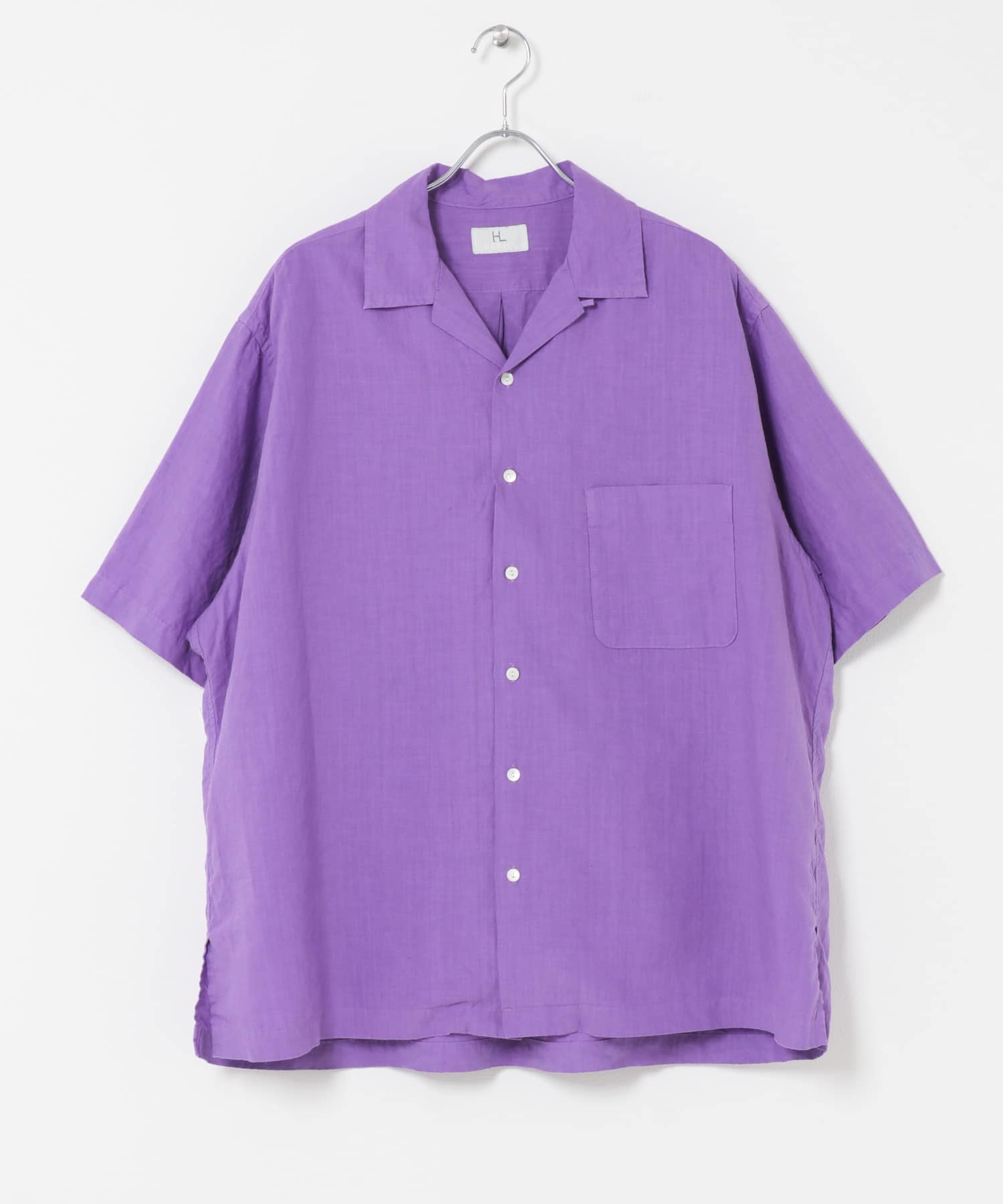 HERILL　Linen Opencollar shirts