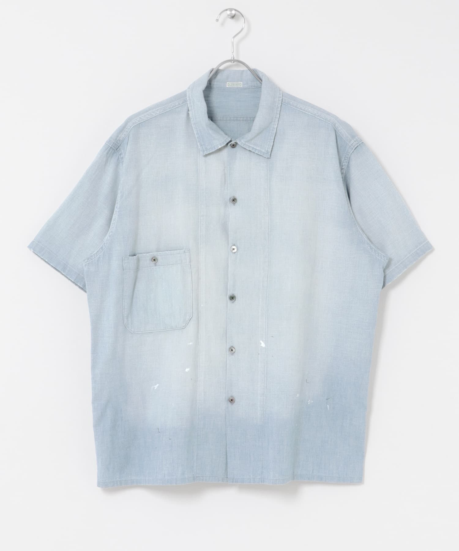 A PRESSE　Vintage Chambray S/S Shirt