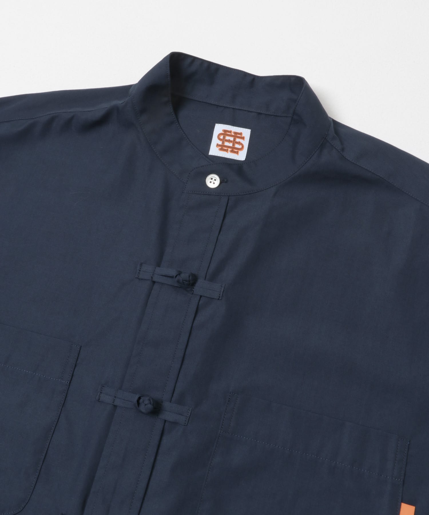 SEE SEE　KUNG FU LS SHIRT D NAVY M