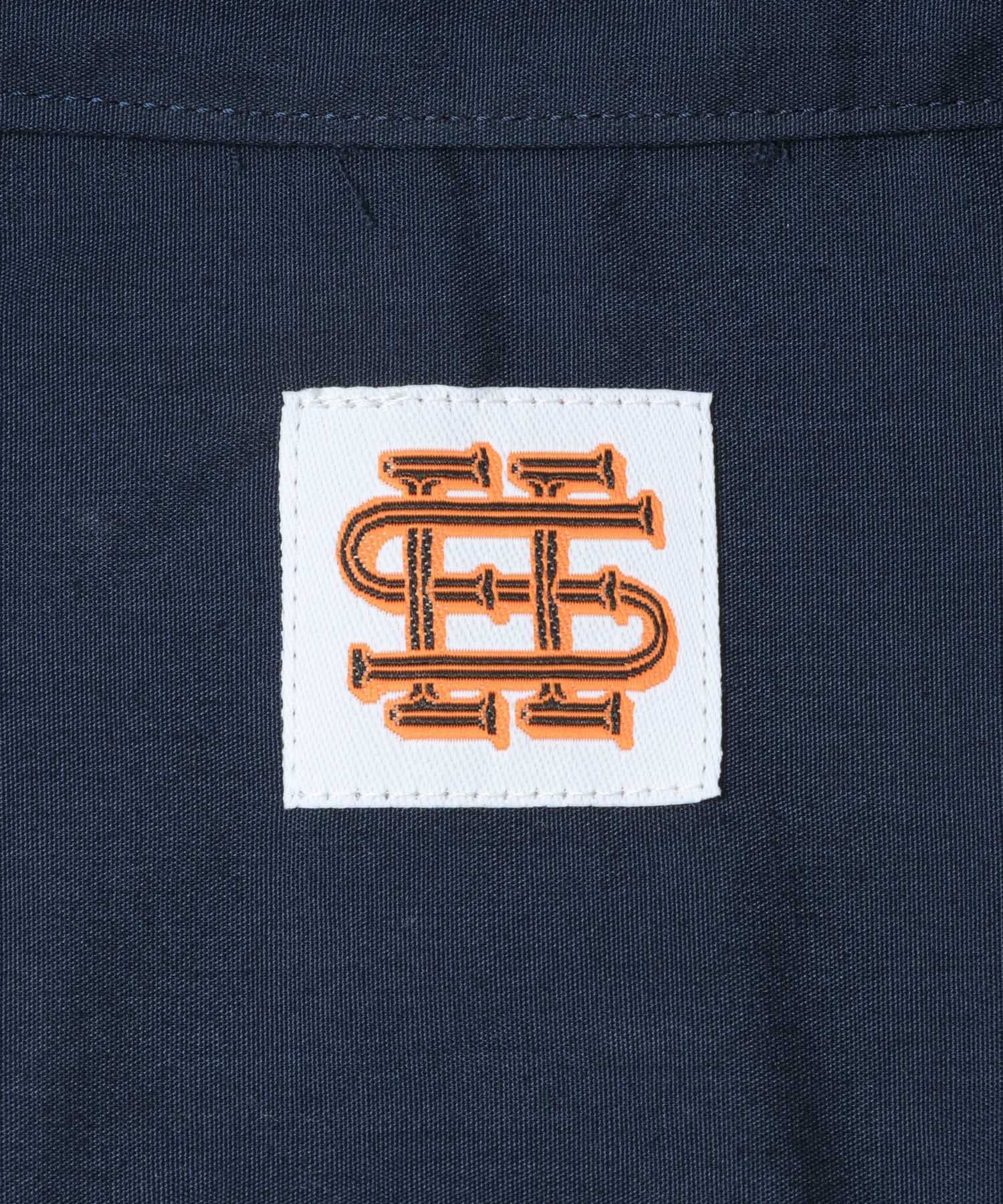 SEE SEE　KUNG FU LS SHIRT D NAVY M