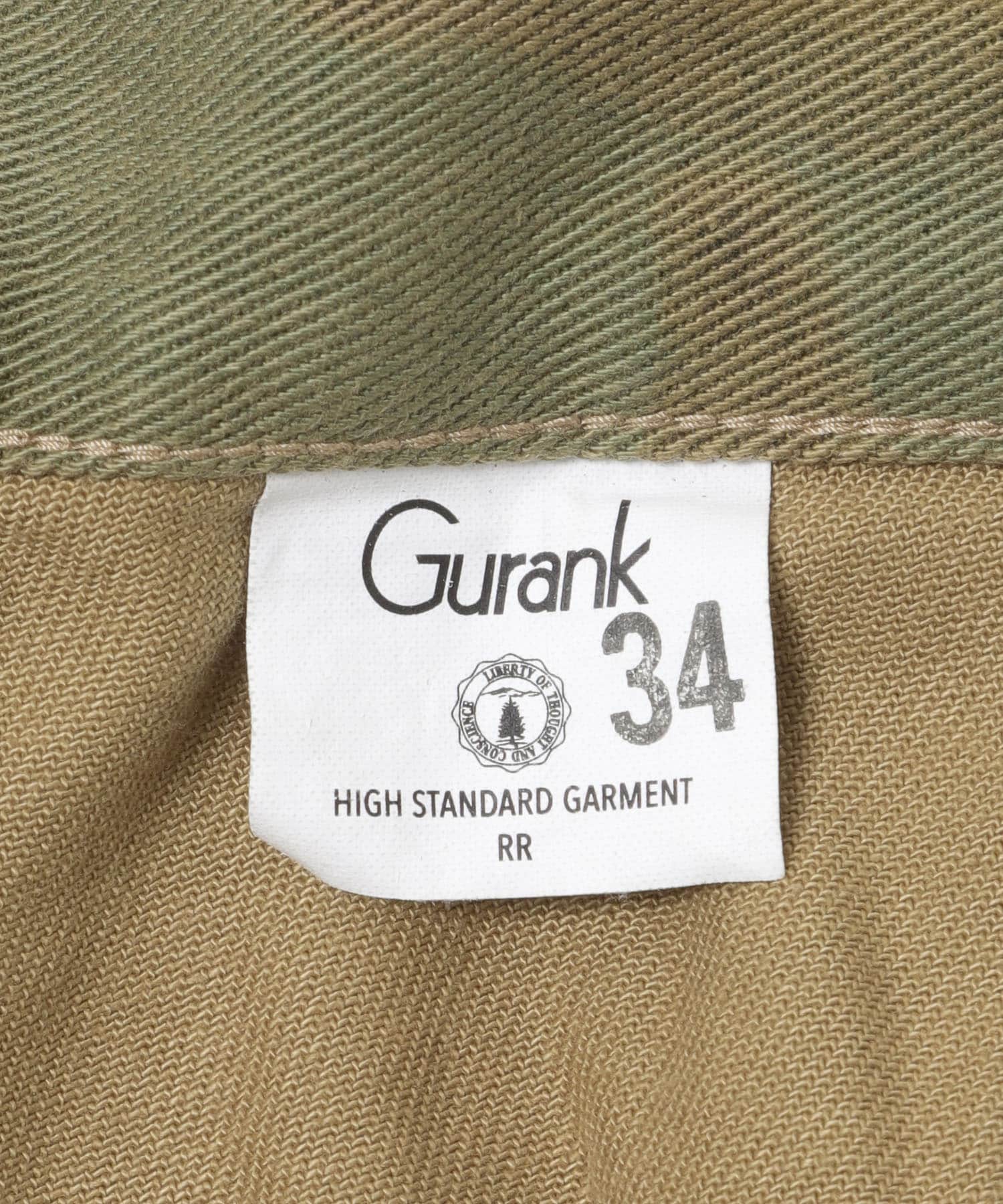 Gurank　CAMO CARGO SHORTS BEG 34