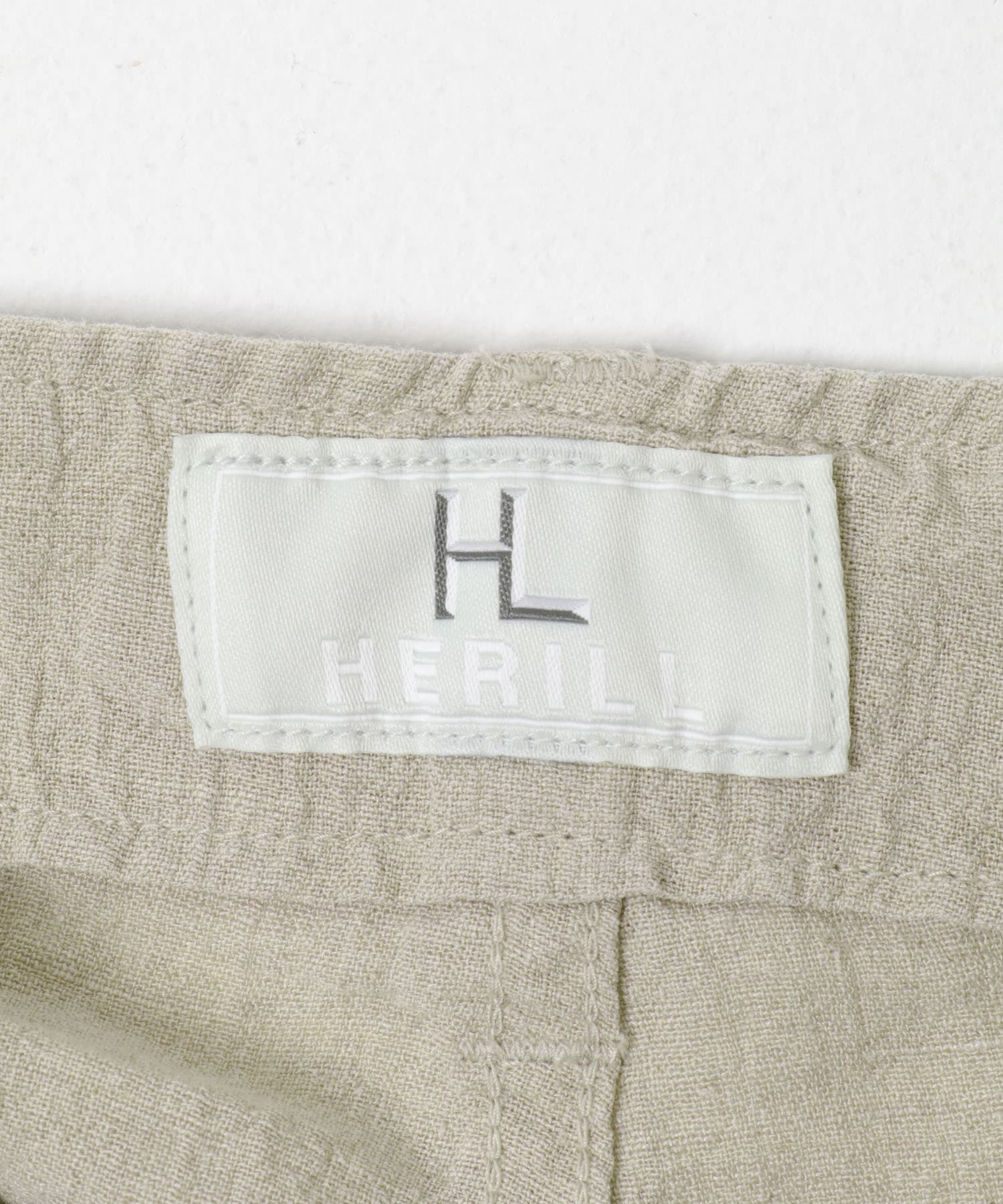 HERILL　Linen Jungle fatigue pants Natural 3