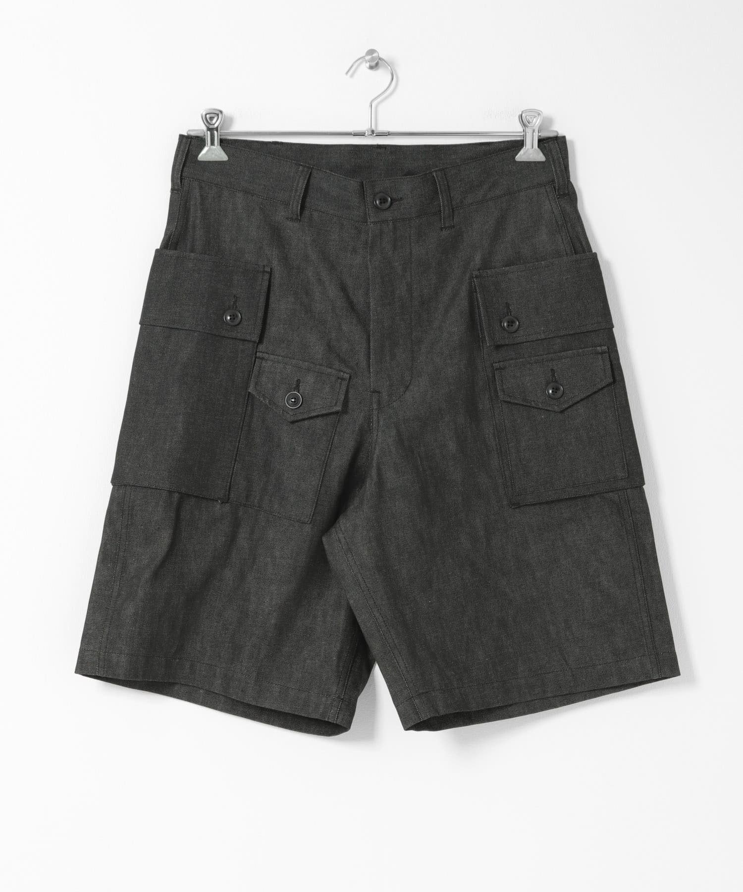 MODMNT　MILL SHORTS BLK XS