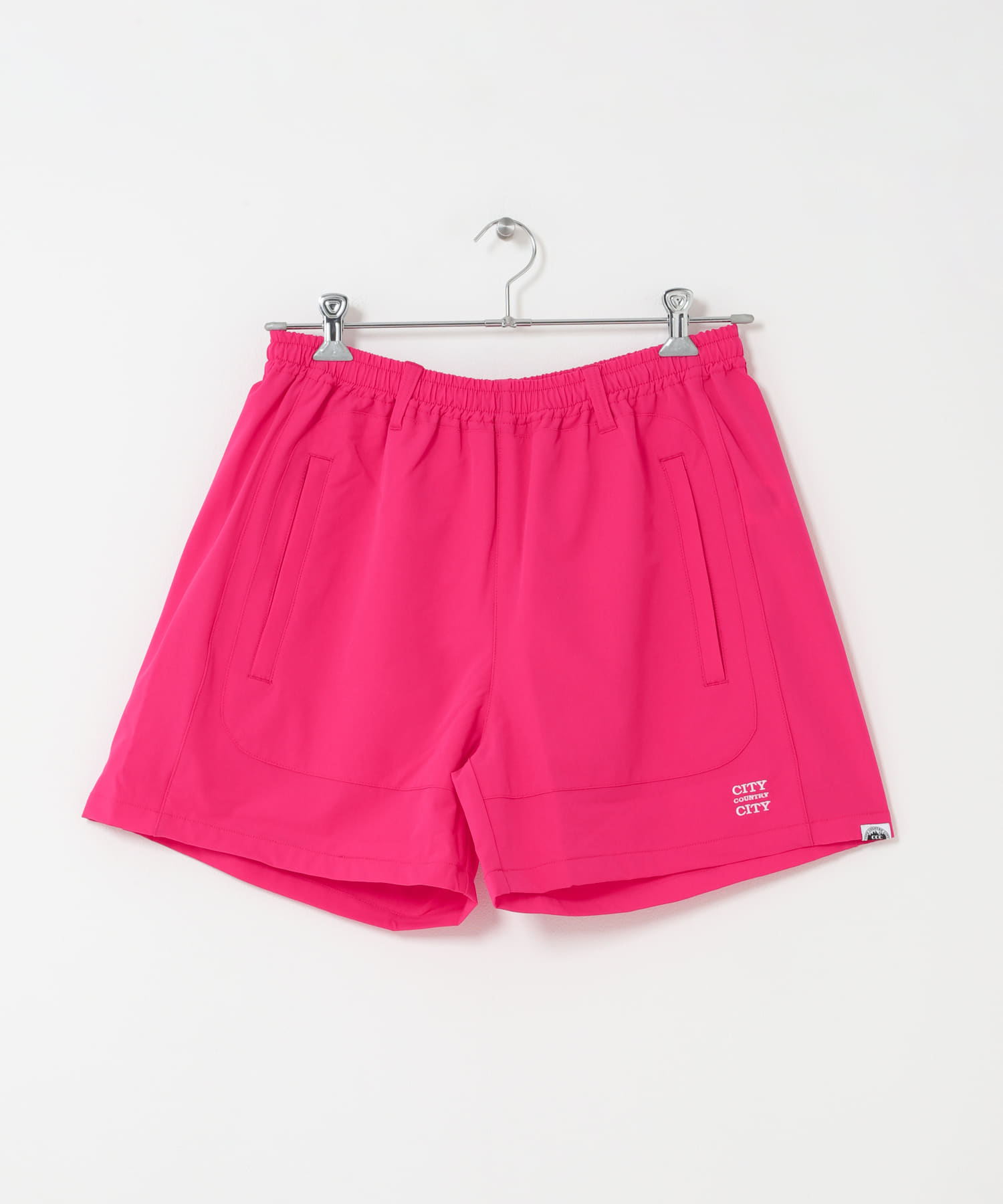 CITY COUNTRY CITY　STRECH NYLON EASY SHORTS PINK M