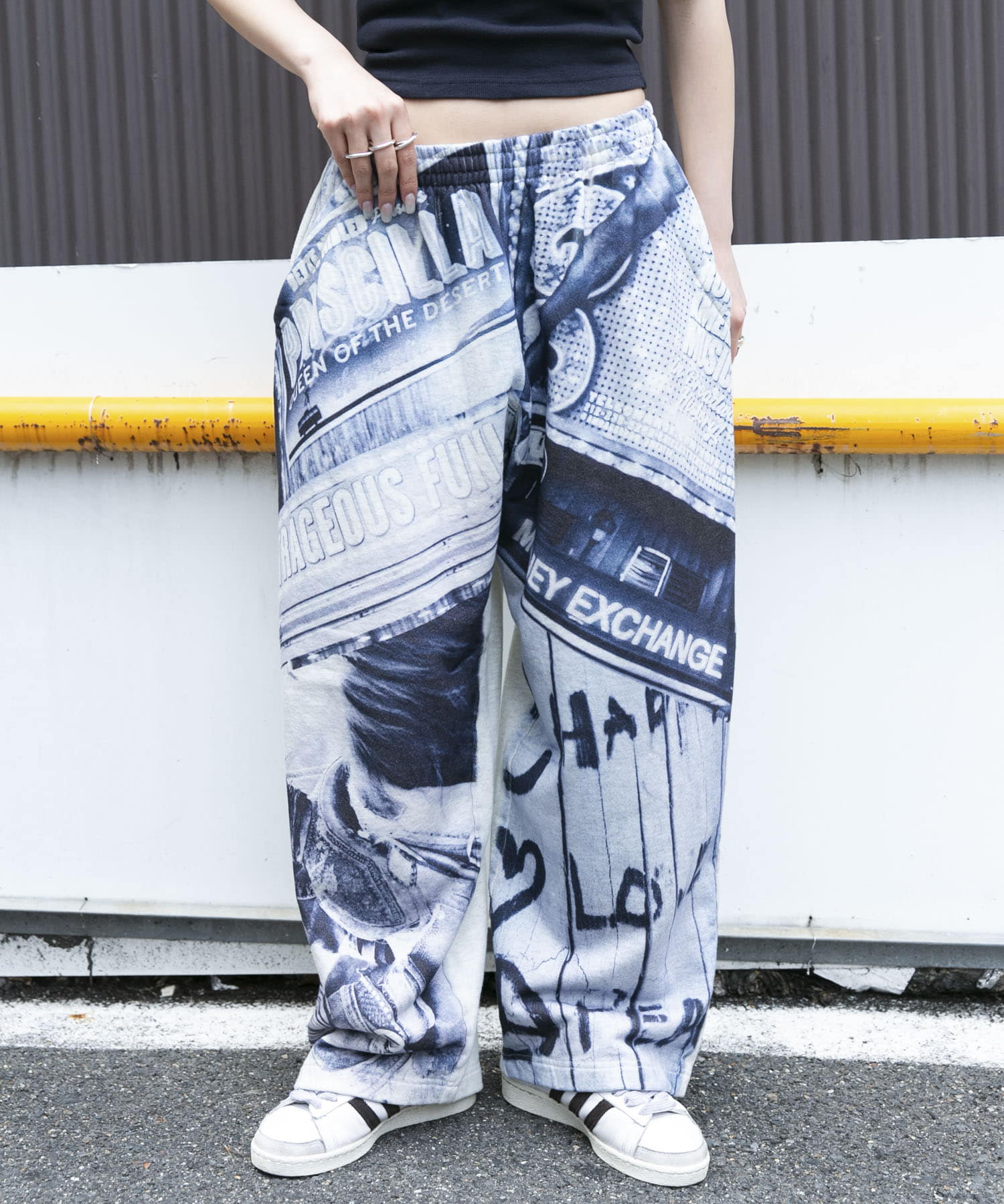 TanC TOKYO　BOUNDLESS CONTRAST SWEAT PANTS