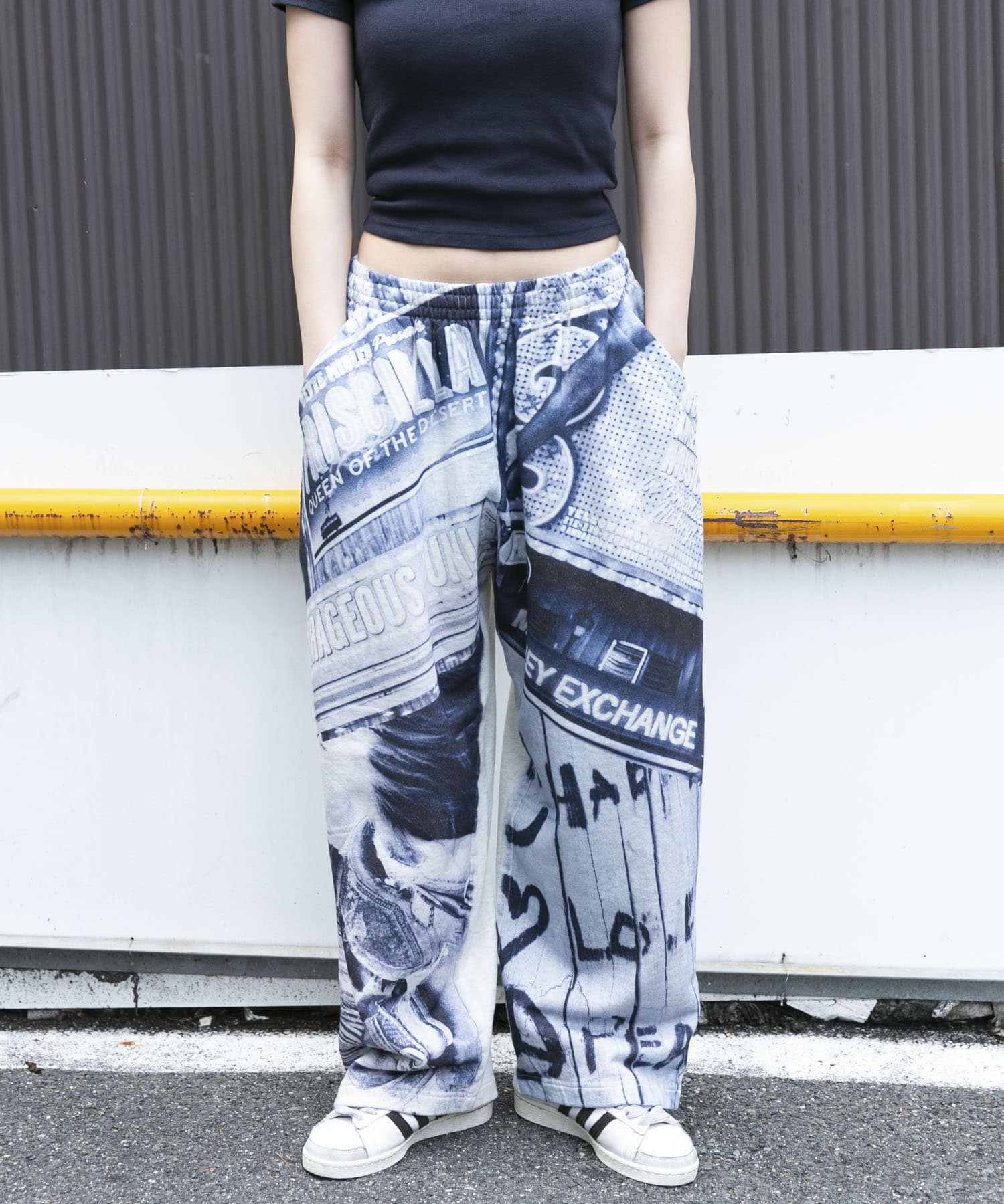 TanC TOKYO BOUNDLESS CONTRAST SWEAT PANTS(1 BLUE): ボトム｜URBAN