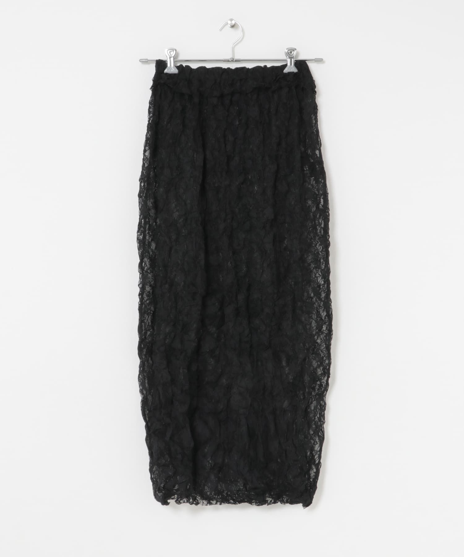 TanC TOKYO　CRUSHED LACE GATHER SKIRT