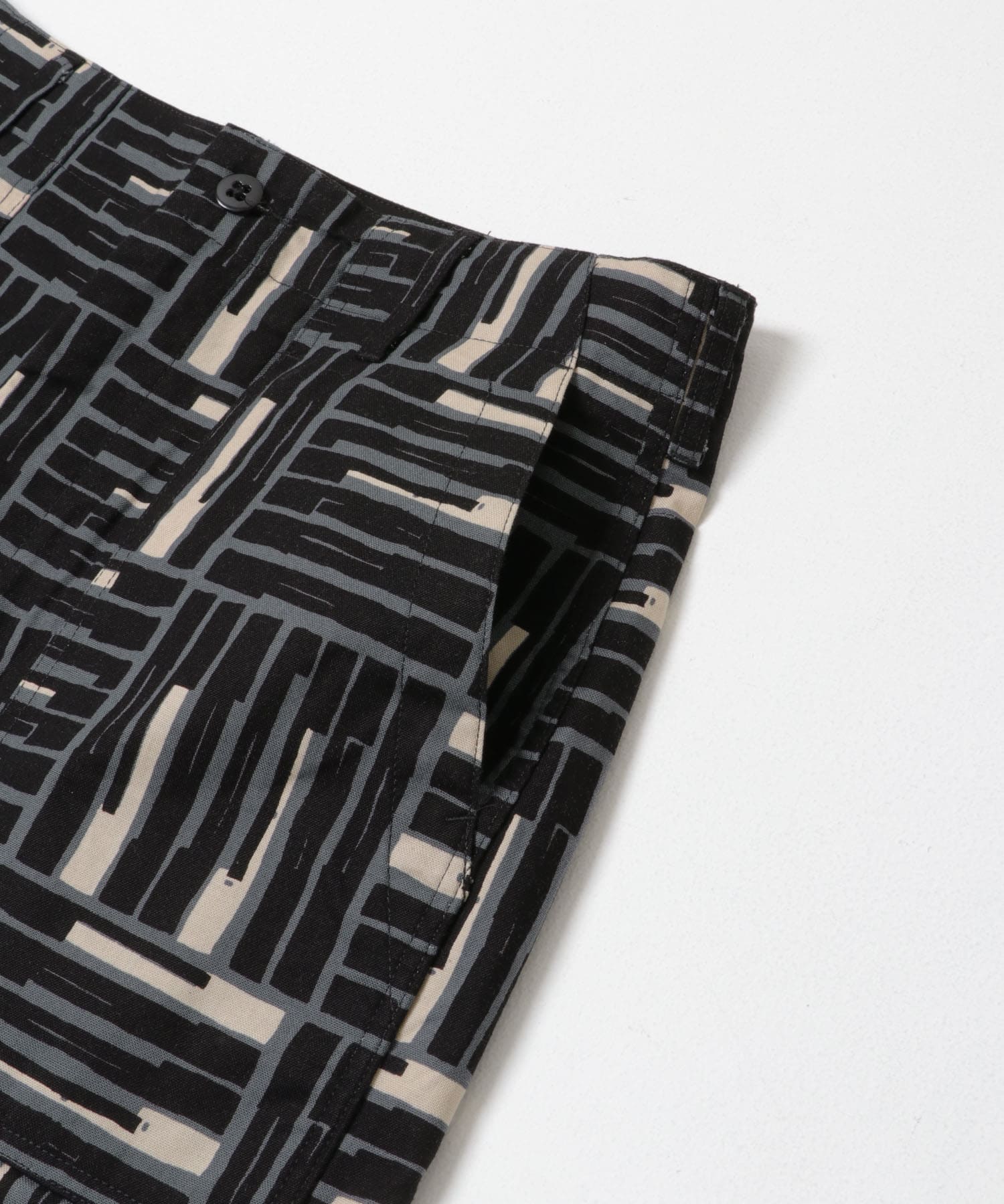 Engineered Garments　FATIGUE SHORT Black CL S