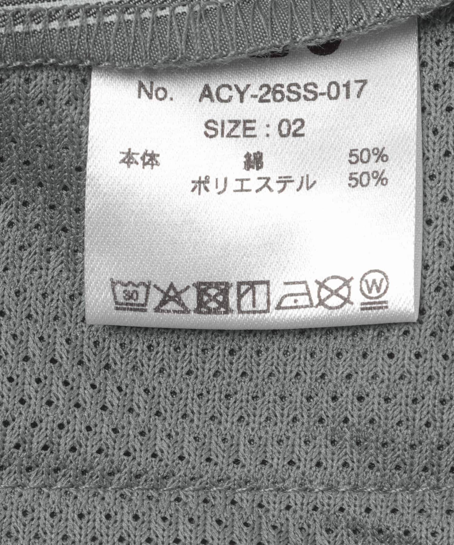 Acy　SEERSUCKER BUGGY SHORTS GRAY L