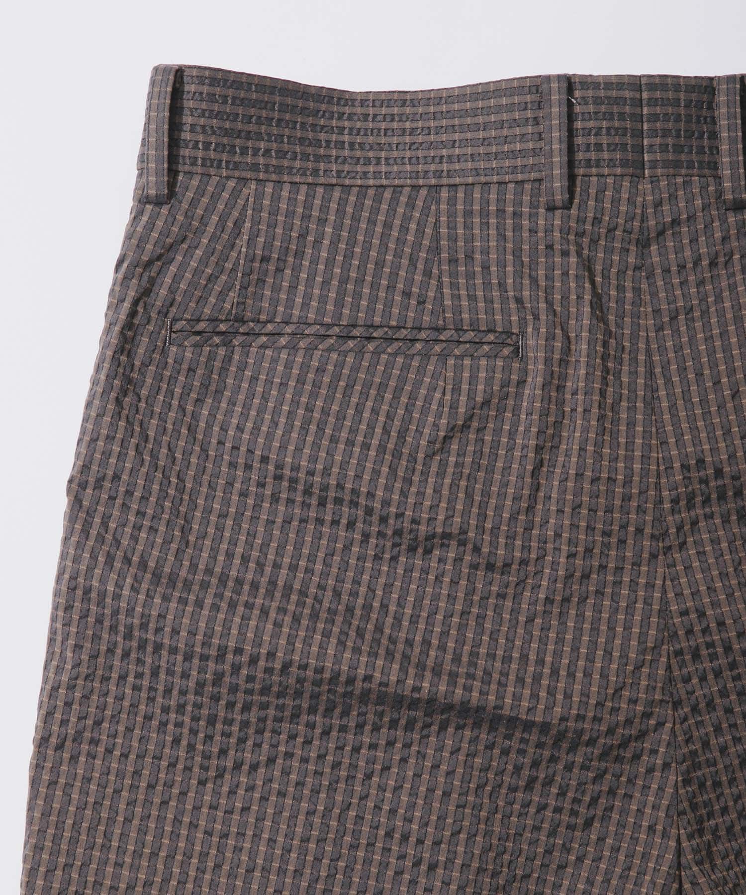 別注』NEAT×URBS DOT'S SEERSUCKER WIDE(44 BLACK): ボトム｜URBAN