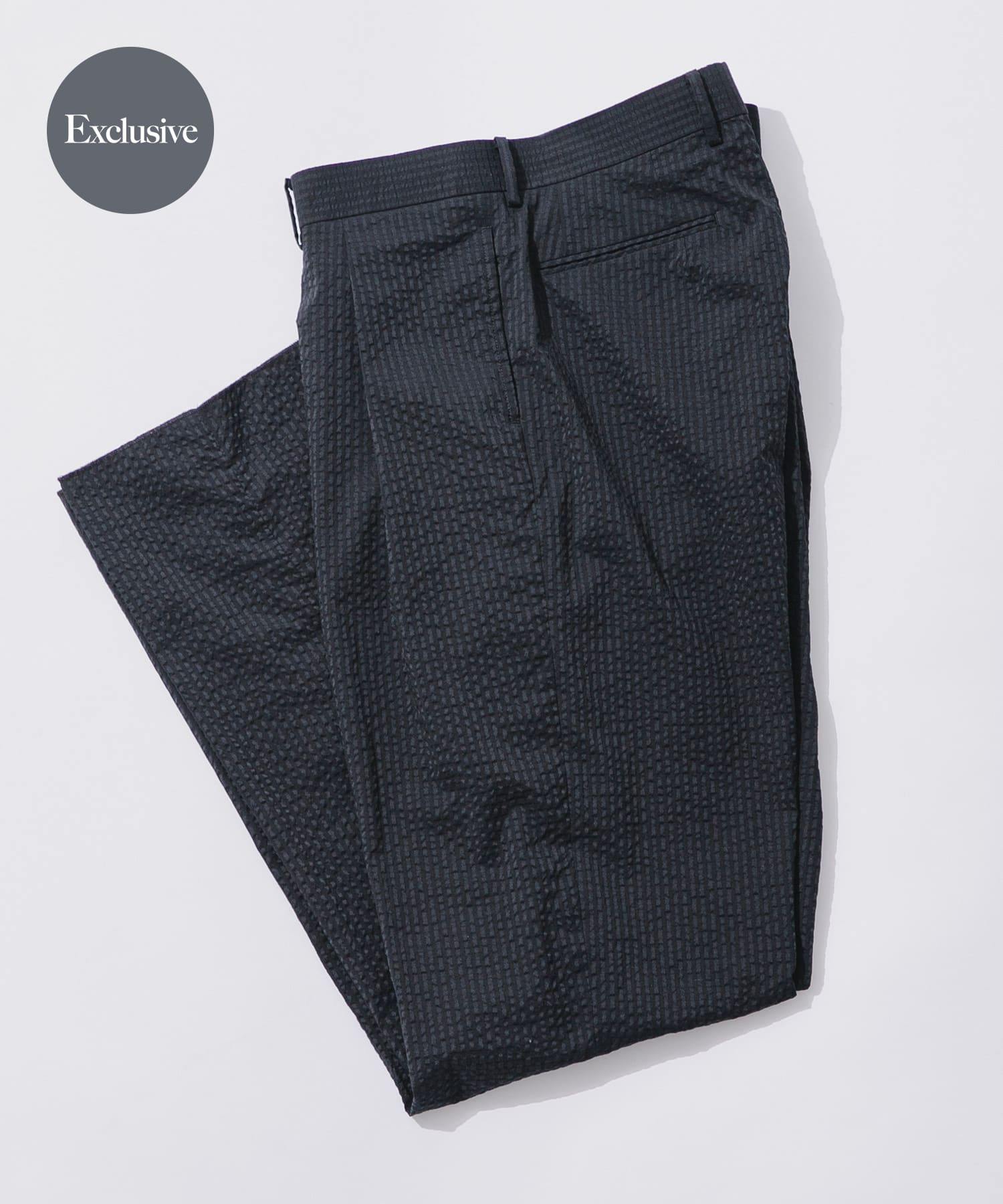 『別注』NEAT×URBS　DOT'S SEERSUCKER WIDE