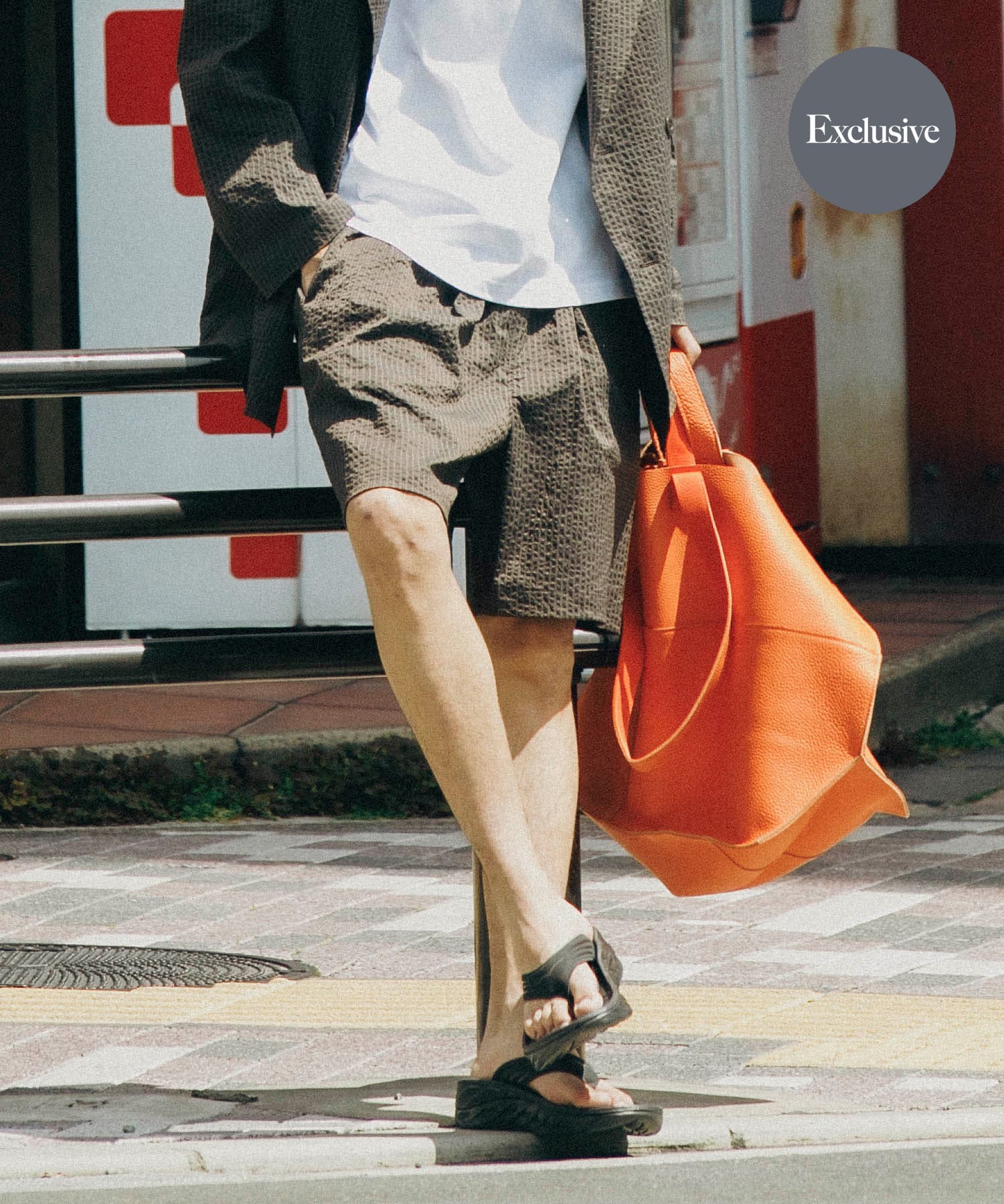 『別注』NEAT×URBS　DOT'S SEERSUCKER TRUNKS