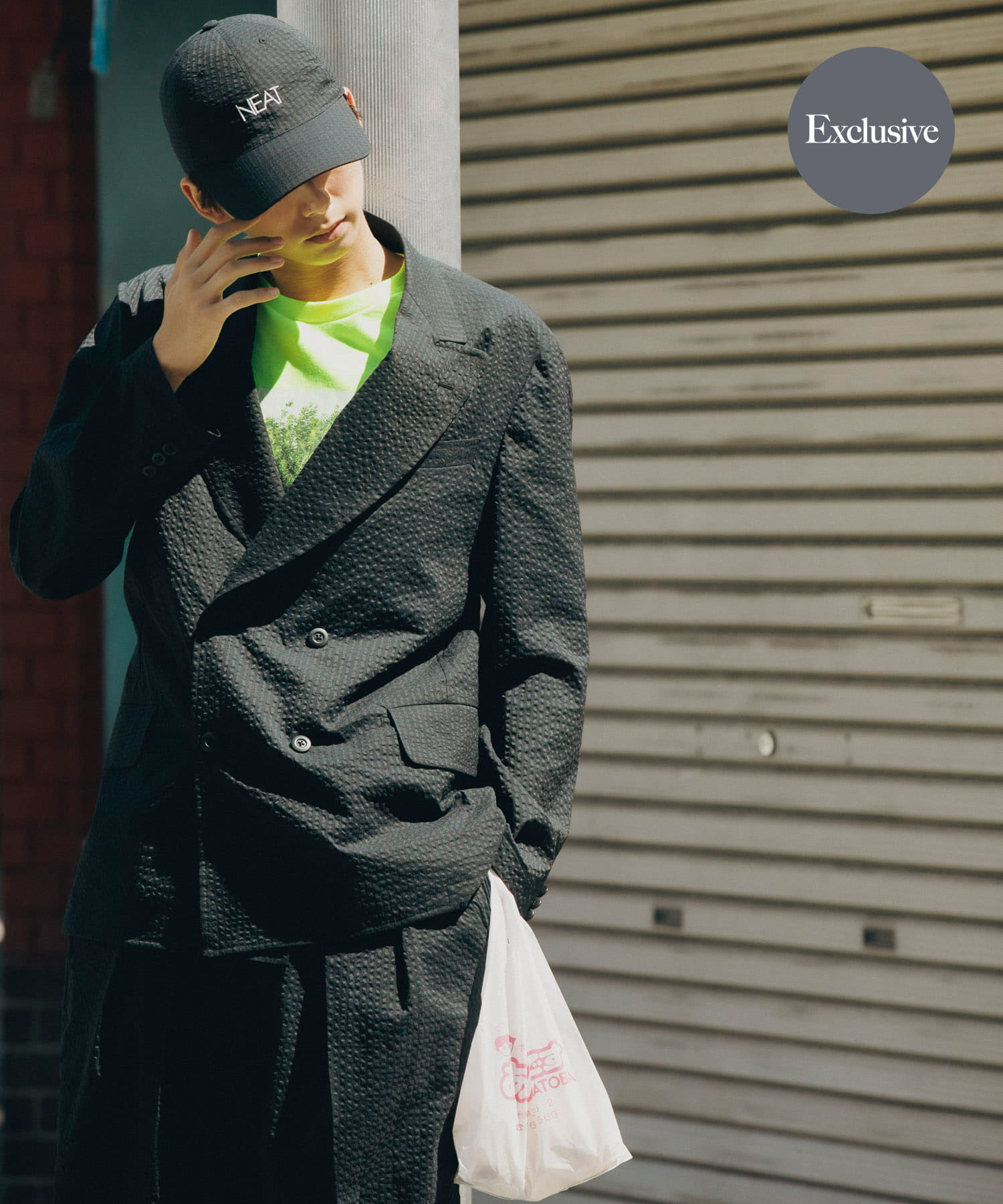 model : 180cm 着用サイズ : 48