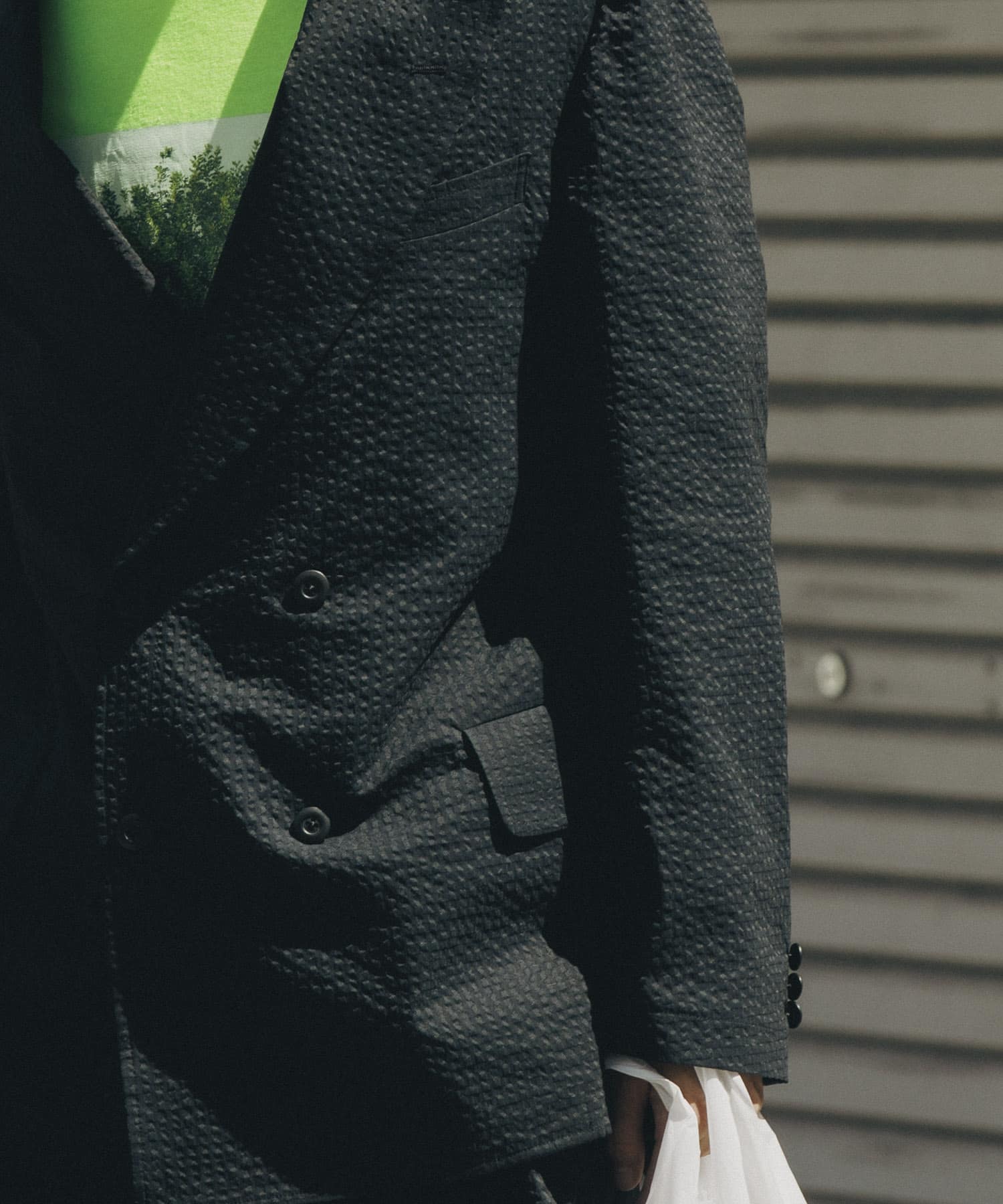 model : 180cm 着用サイズ : 48