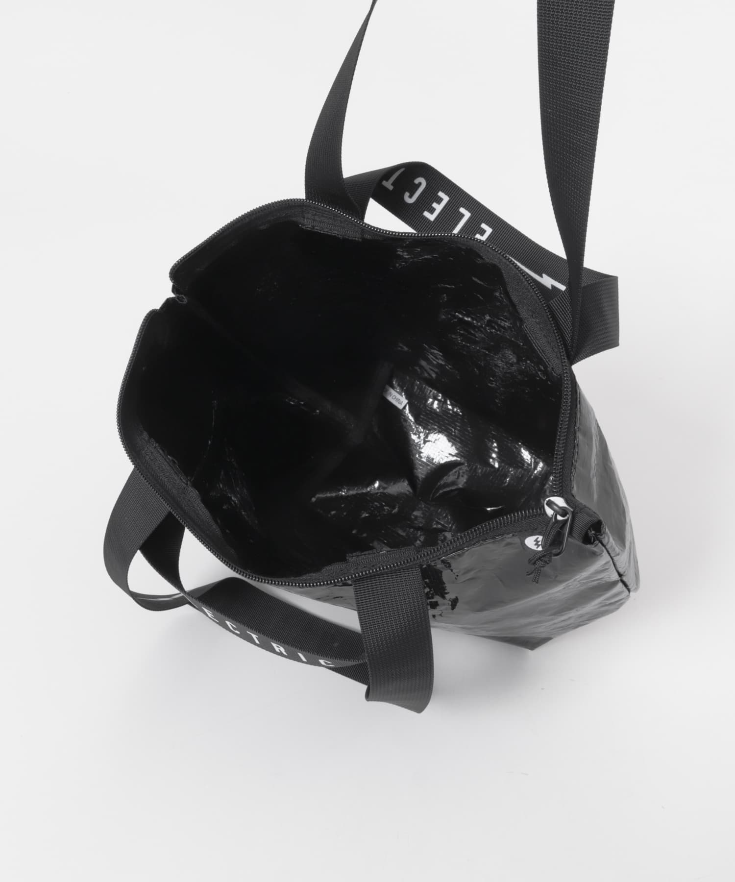 ELECTRIC　PE TOTE BAG S BLACK One