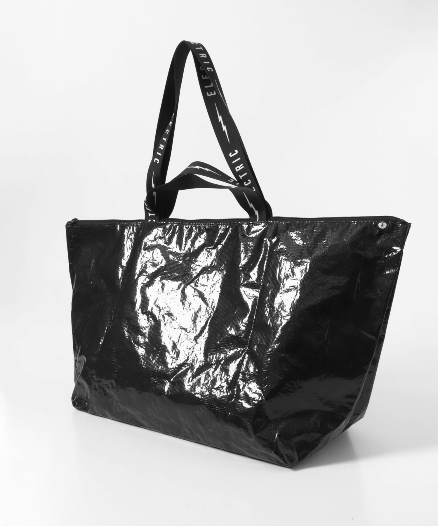 ELECTRIC　PE TOTE BAG L BLACK One