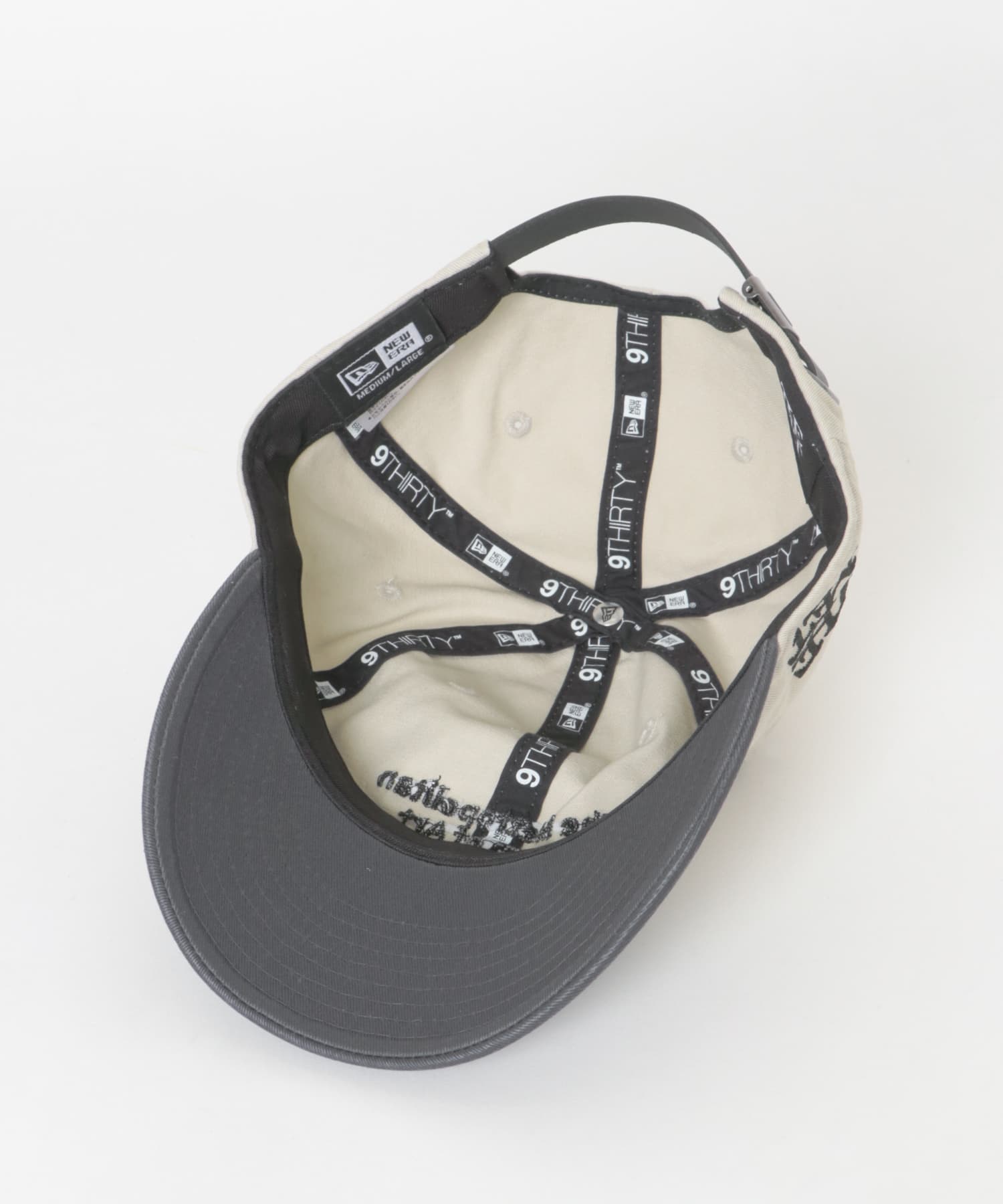 New Era　9THIRTY LEATHER STRAP STONE DG ML
