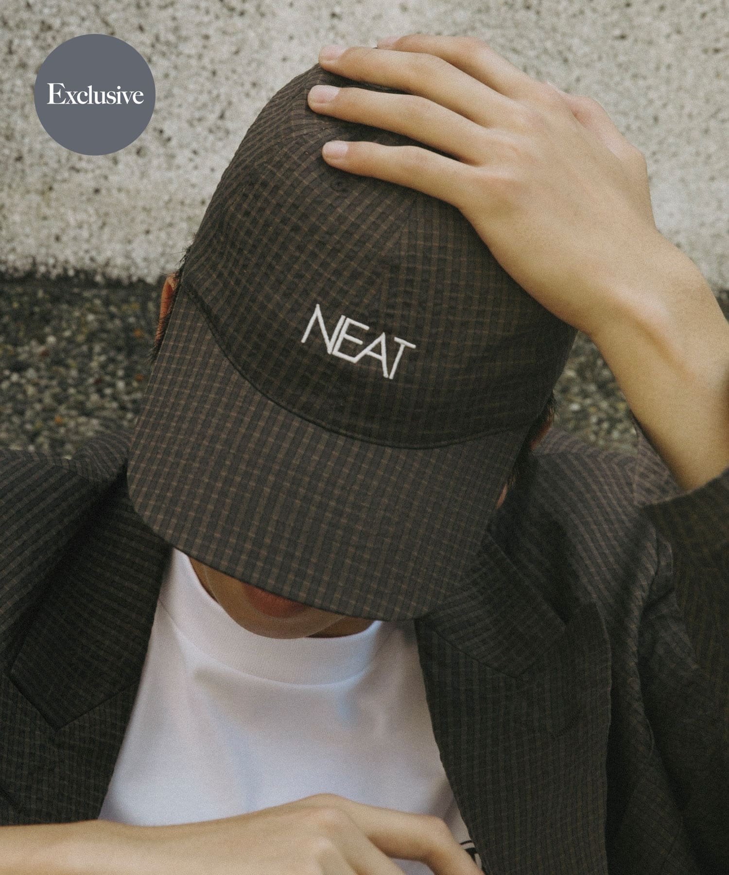 『別注』NEAT×URBS　DOT'S SEERSUCKER CAP