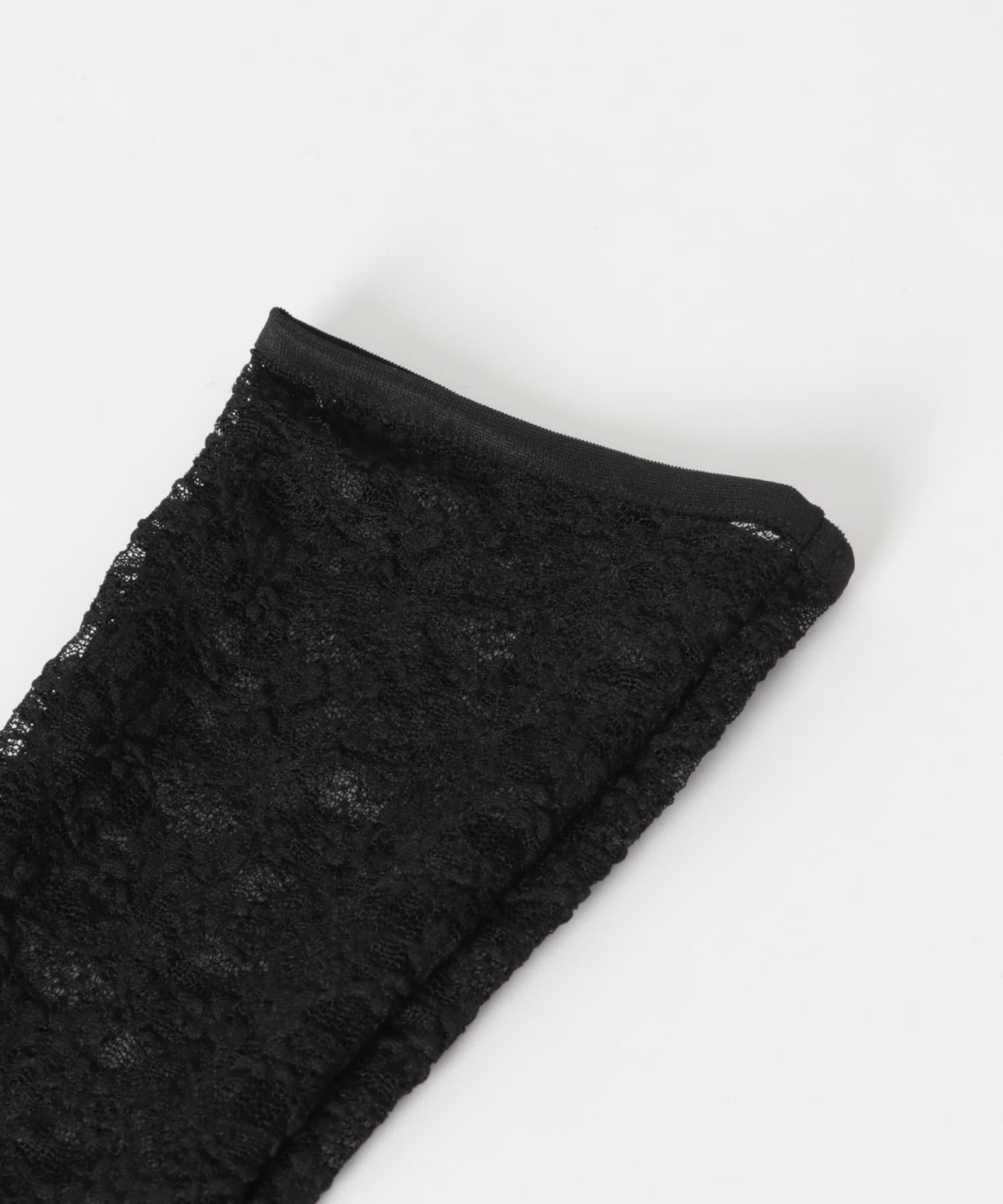 SIMONE WILD　LACE THONG SOCKS BLACK One