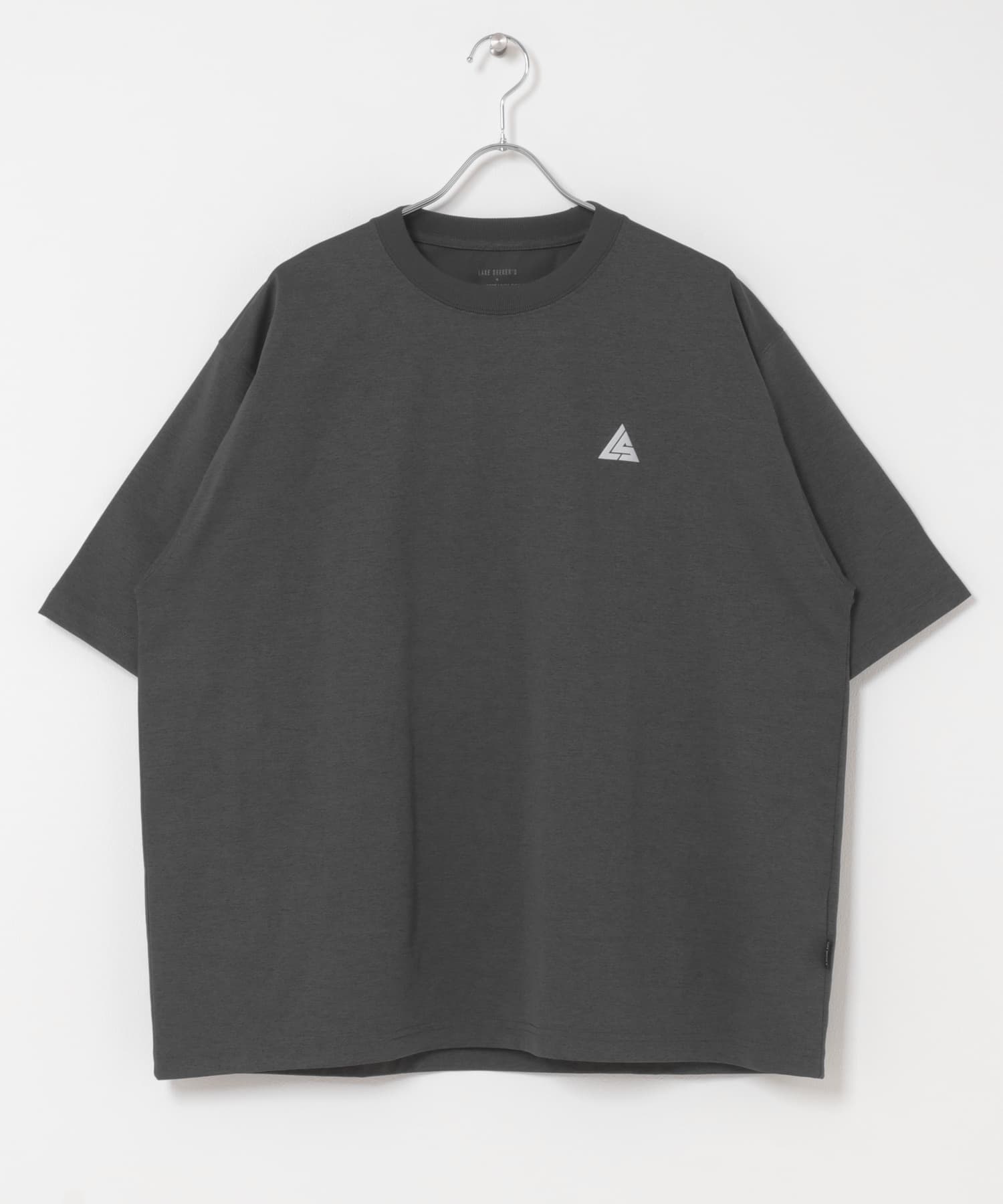 LAKE SEEKERS　クイックドライ SS TEE CHARCOAL M