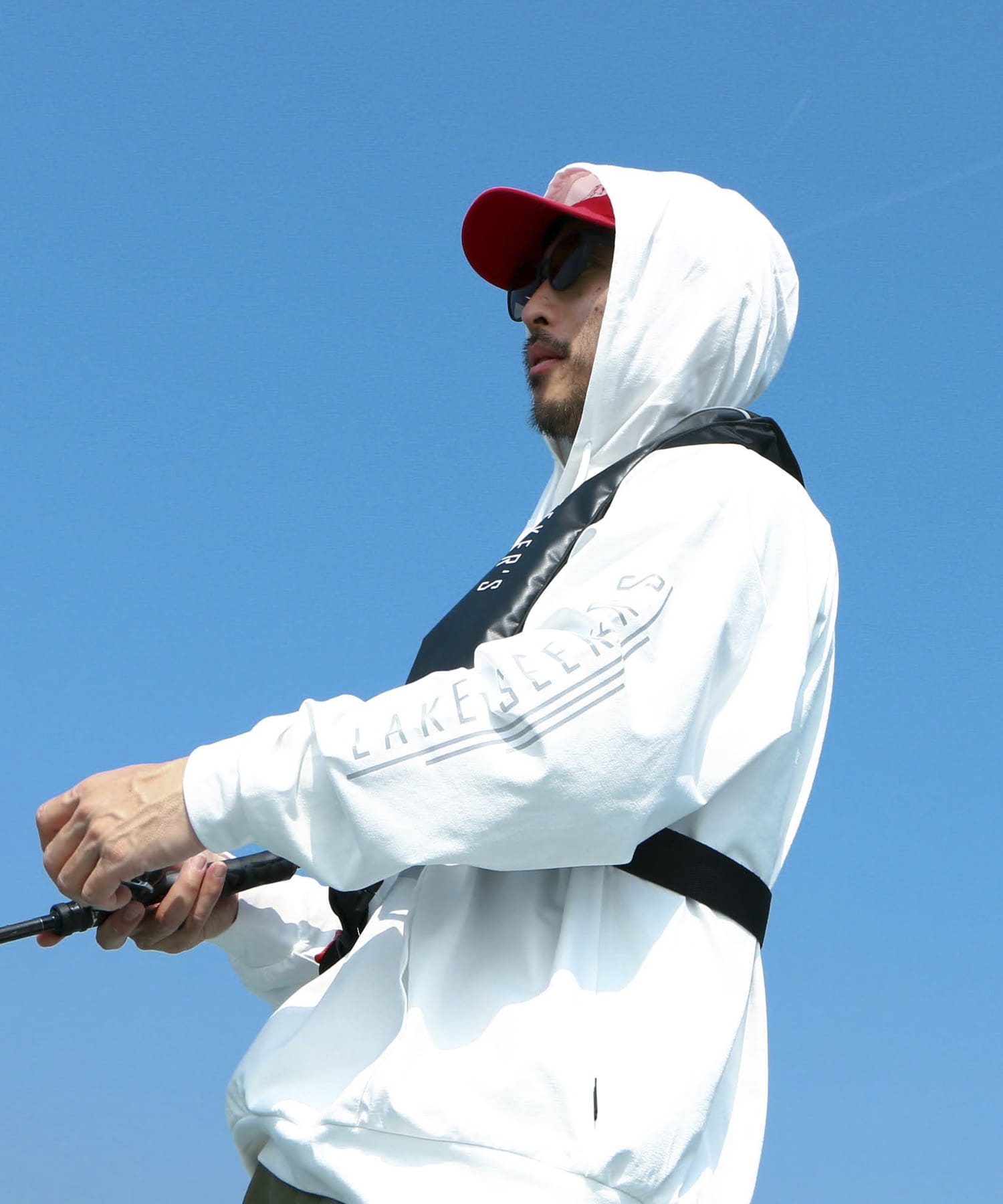 LAKE SEEKERS　クイックドライフーディー WHITE M