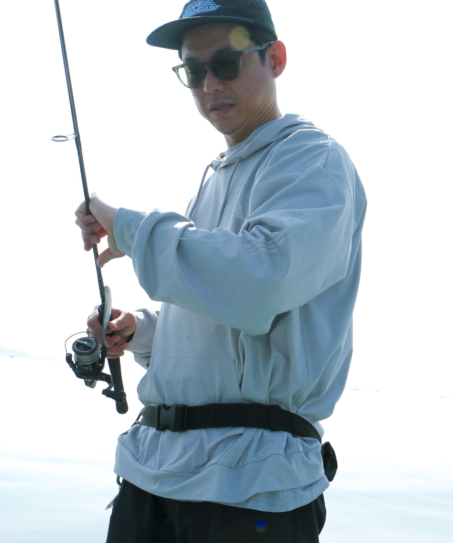 LAKE SEEKERS　クイックドライフーディー GRAY M