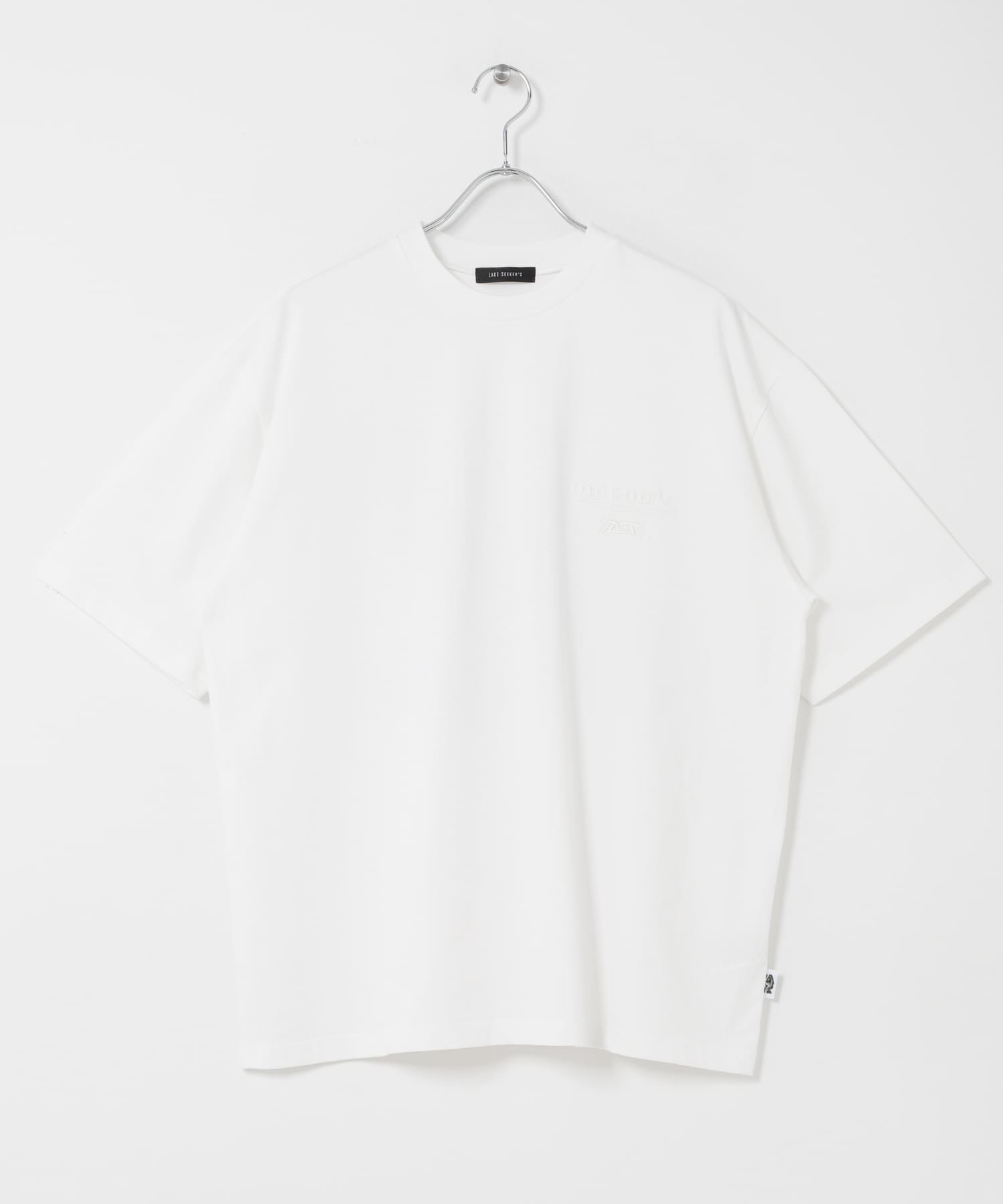 『別注』TASF×LAKE SEEKERS　SEEK ME! TEE WHITE M