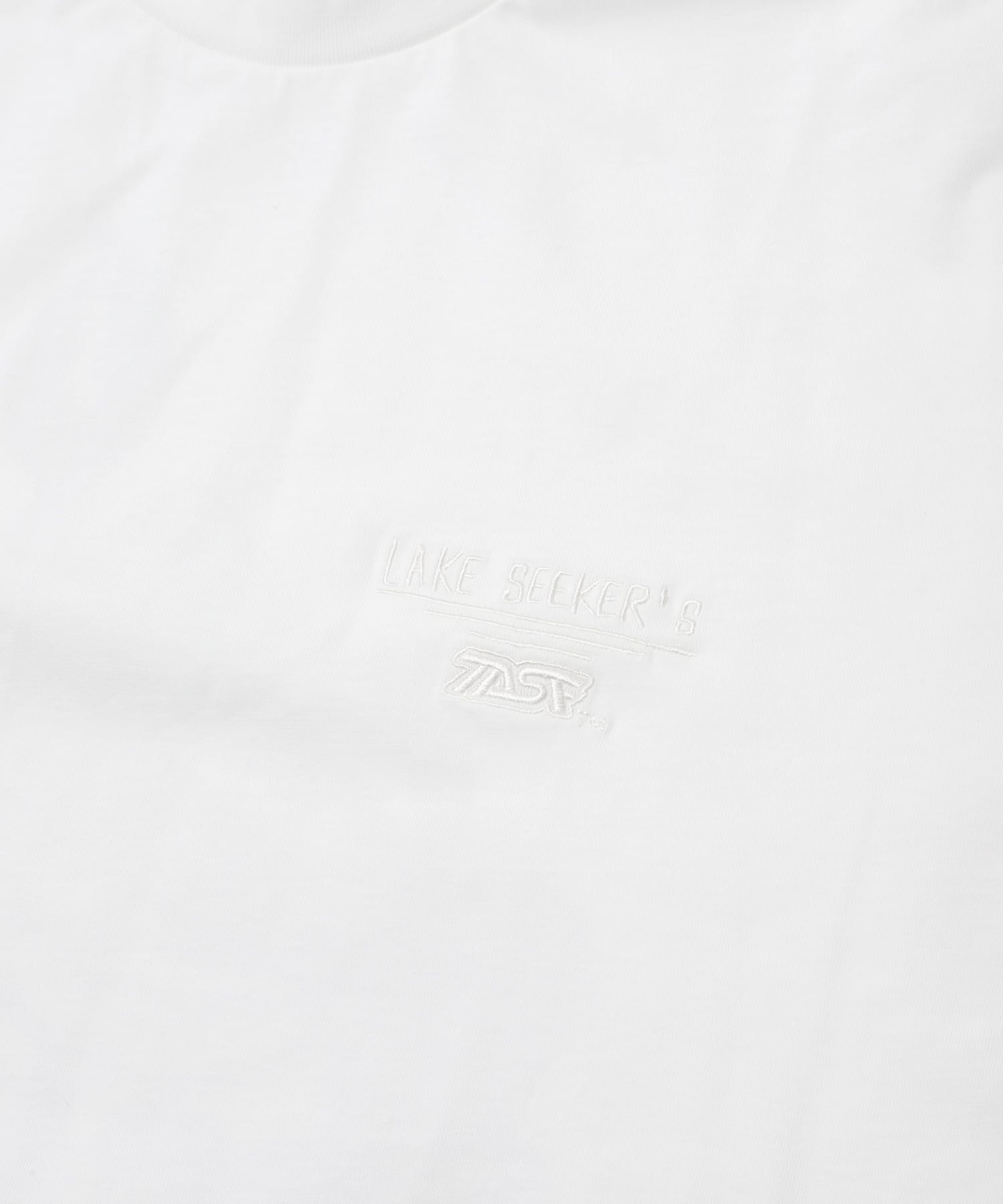 『別注』TASF×LAKE SEEKERS　SEEK ME! TEE WHITE M