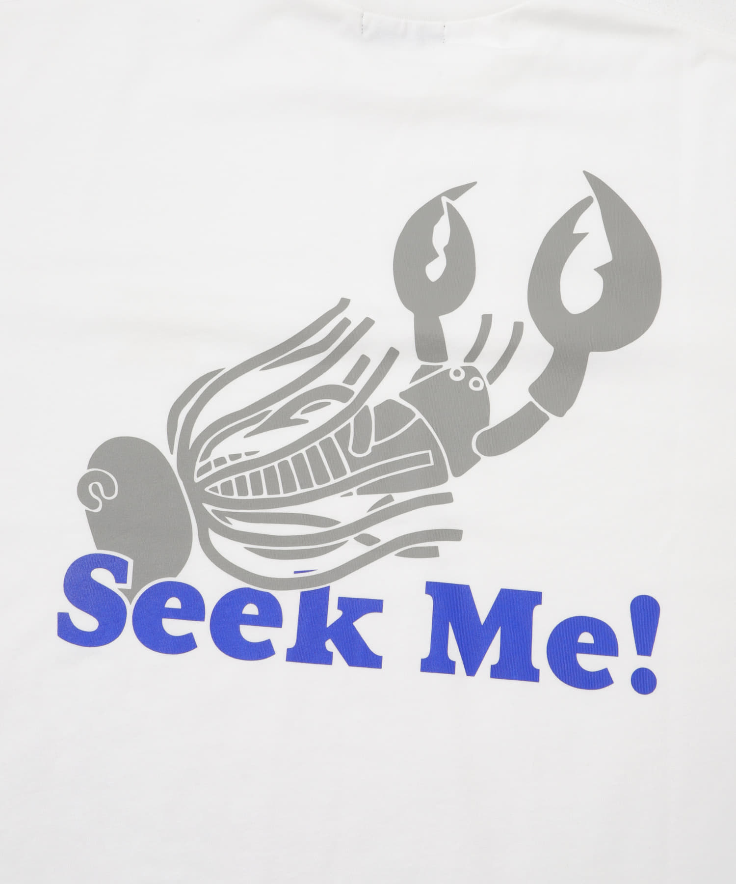『別注』TASF×LAKE SEEKERS　SEEK ME! TEE WHITE M