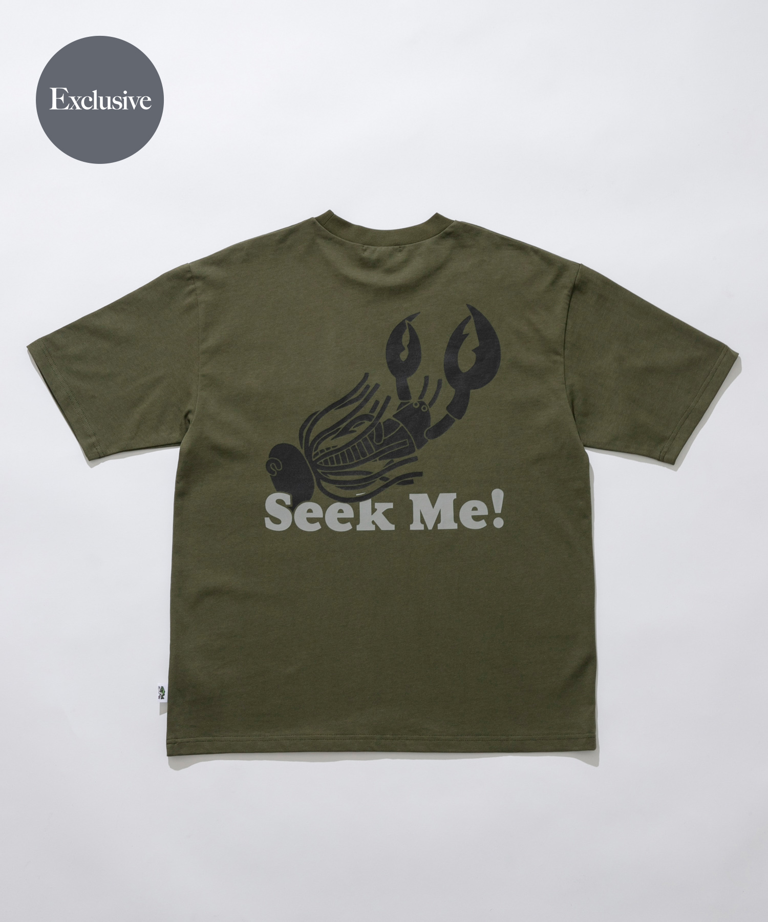 『別注』TASF×LAKE SEEKERS　SEEK ME! TEE KHAKI M