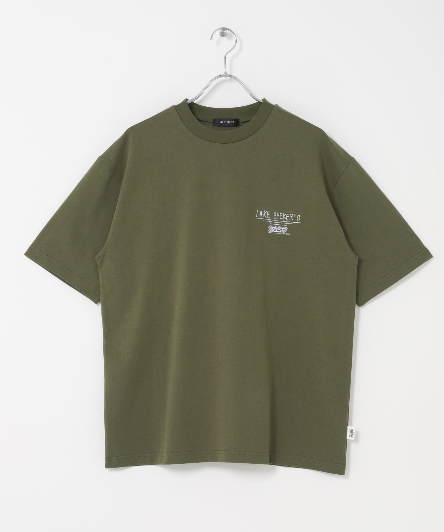 『別注』TASF×LAKE SEEKERS　SEEK ME! TEE KHAKI M