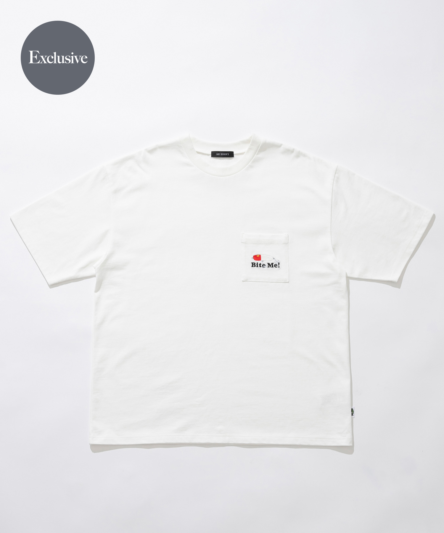 『別注』TASF×LAKE SEEKERS　BITE ME! ポケットTEE