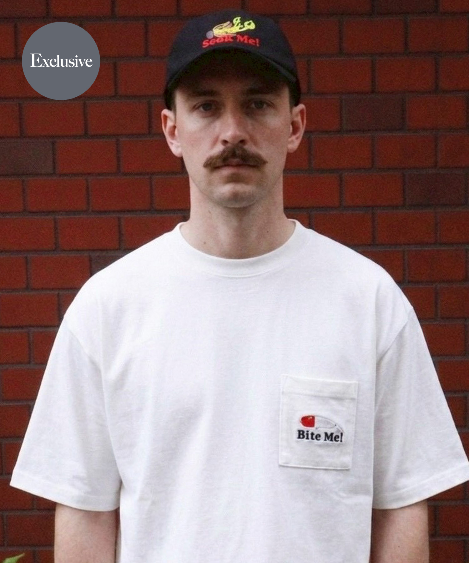『別注』TASF×LAKE SEEKERS　BITE ME! ポケットTEE