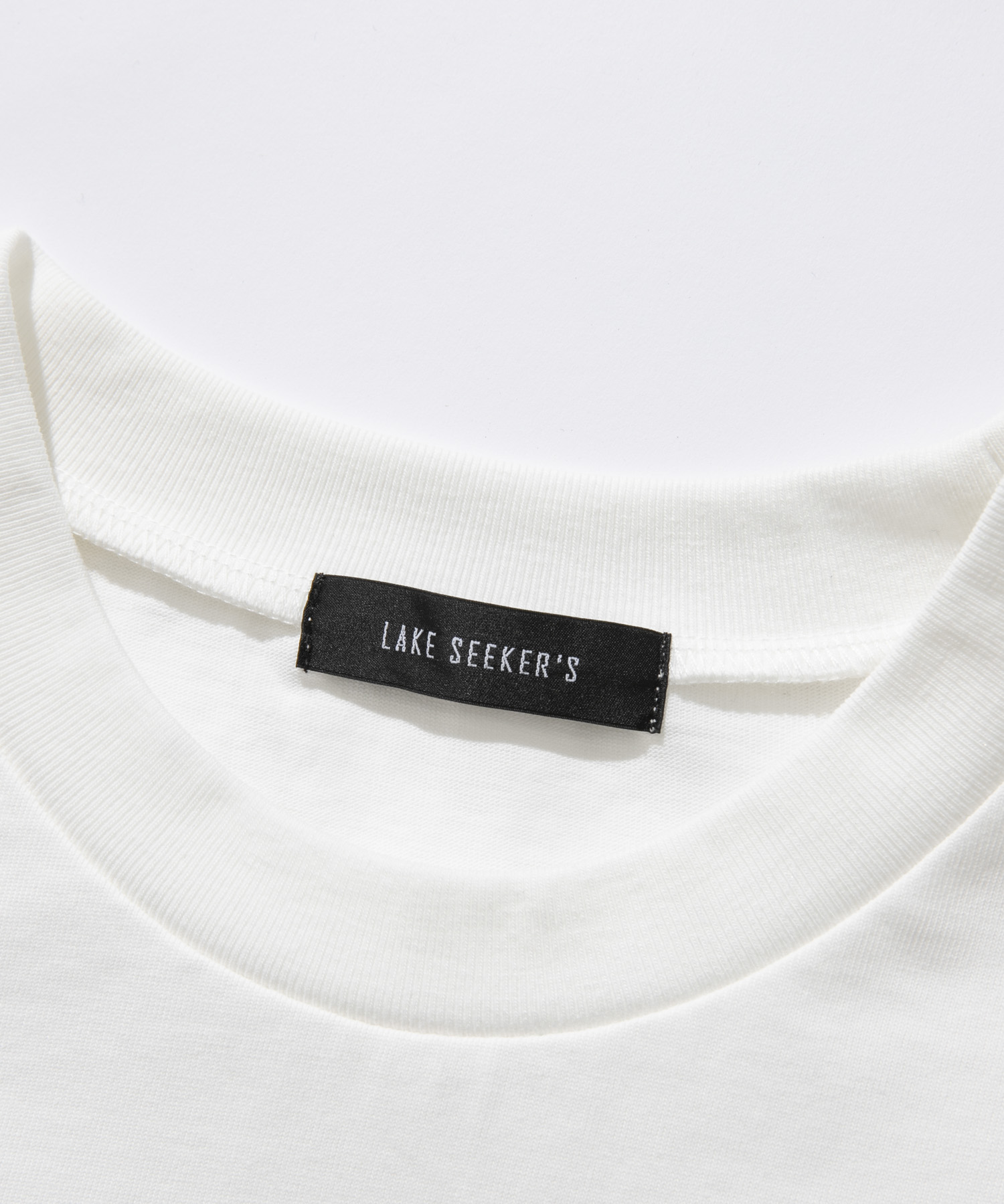 『別注』TASF×LAKE SEEKERS　BITE ME! ポケットTEE WHITE M
