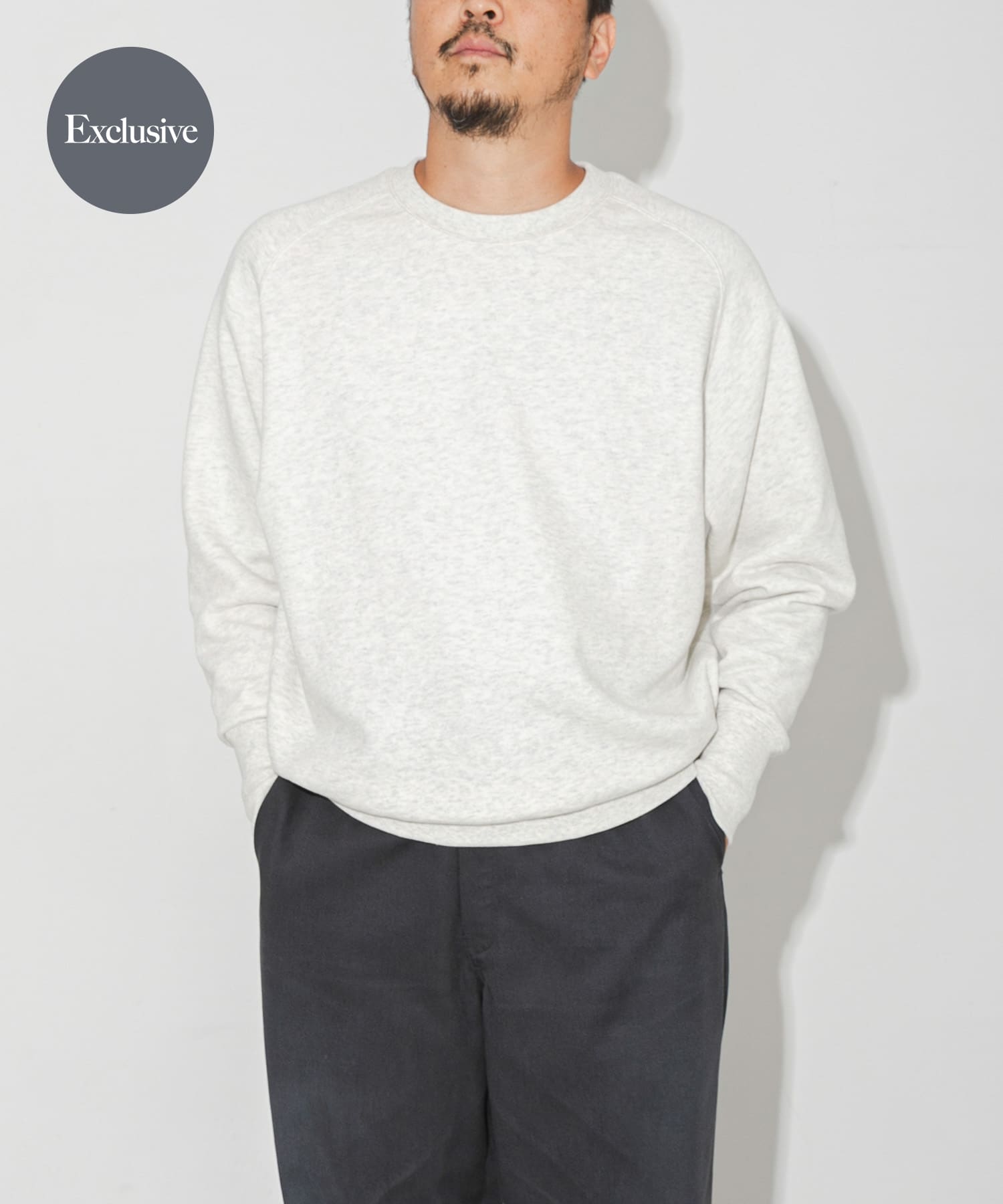 model : 176cm 着用サイズ : L