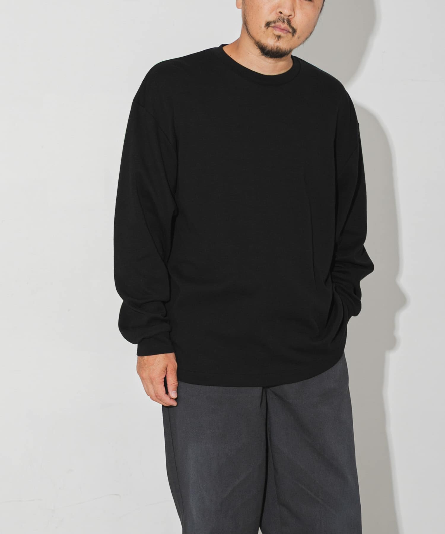 model : 176cm 着用サイズ : XL