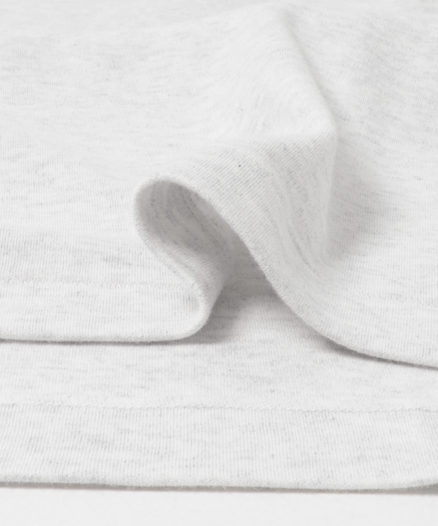 HANES×LOWERCASE　Crew Neck L/S Tee ASH M