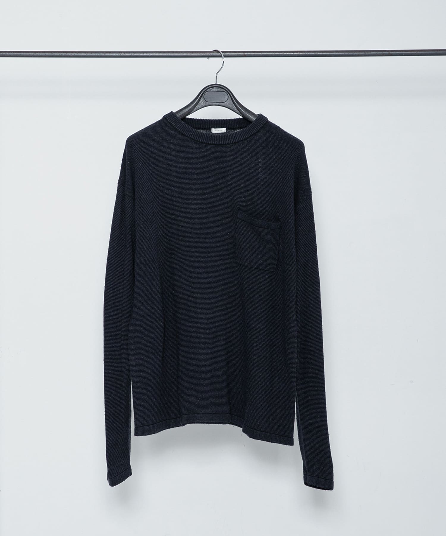 SANMONT　シルクニット長袖クルーネック